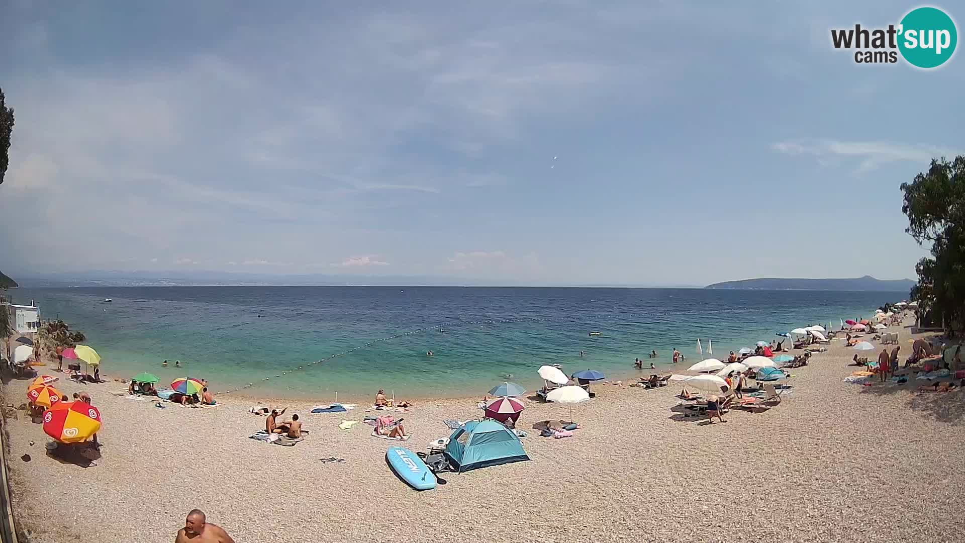 Webcam spiaggia Sv. Ivan | Draga di Moschiena