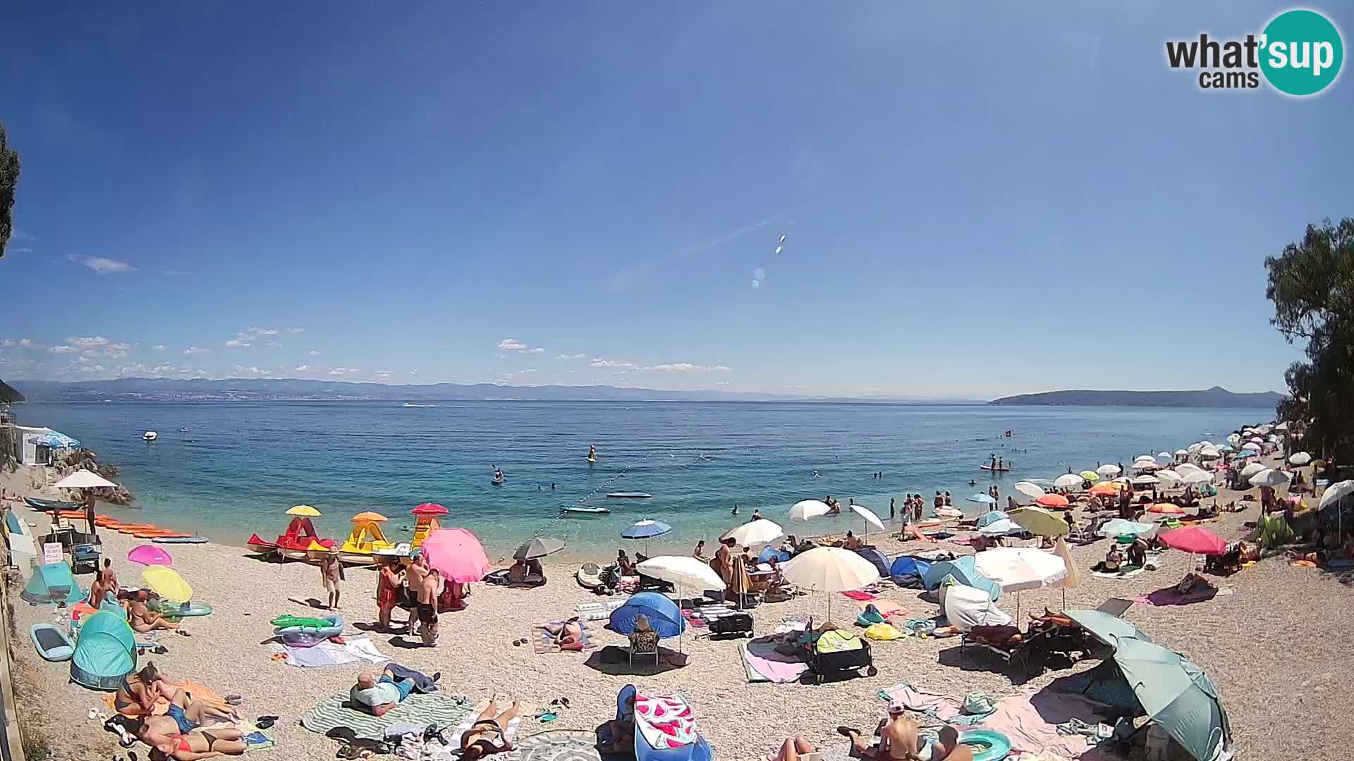 Webcam Sv. Ivan beach | Mošćenička Draga