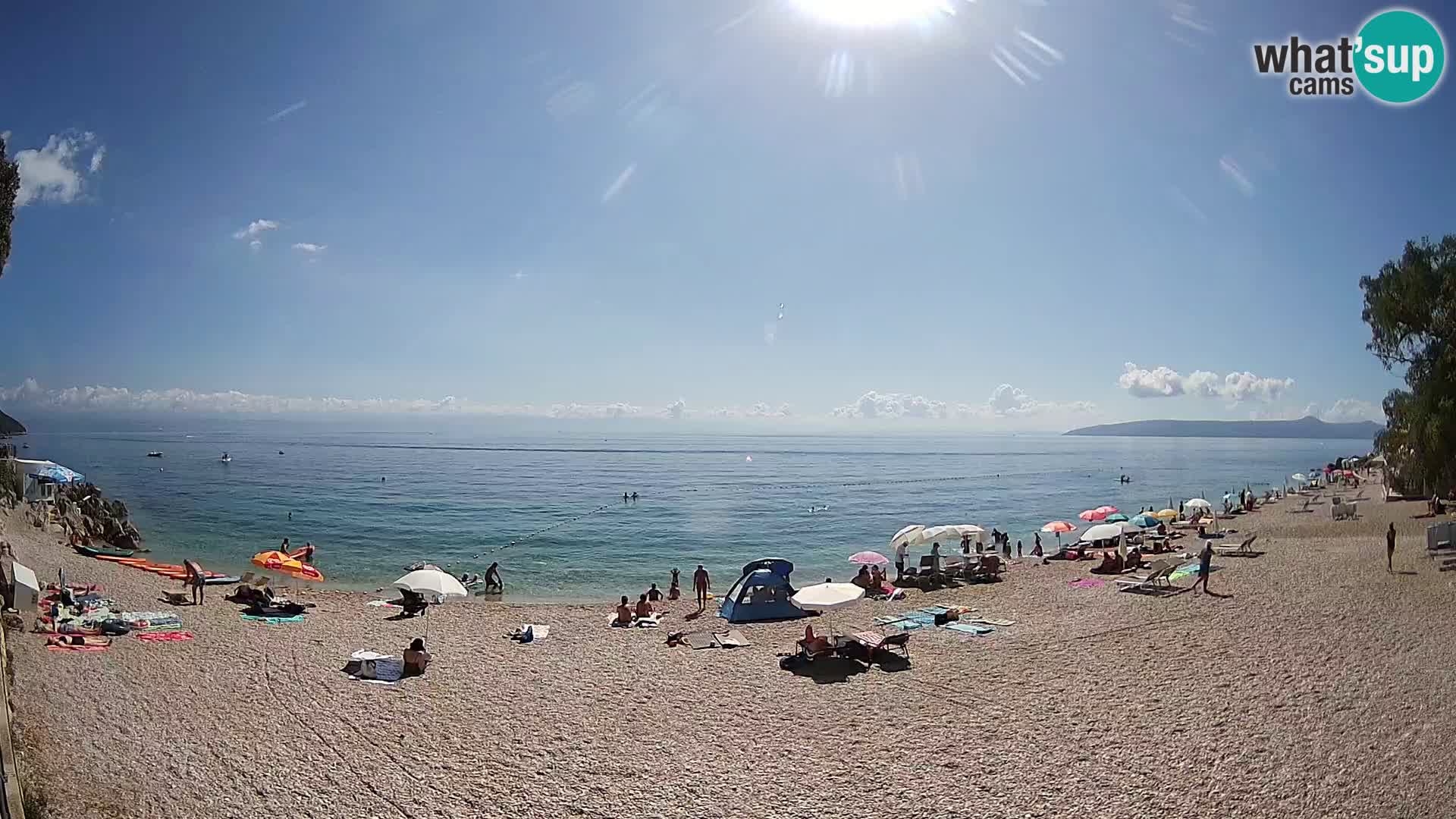 Spletna kamera plaža Sv. Ivan | Mošćenička Draga