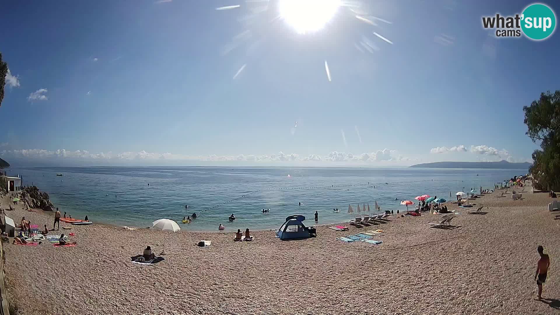 Webcam playa Sv. Ivan | Mošćenička Draga