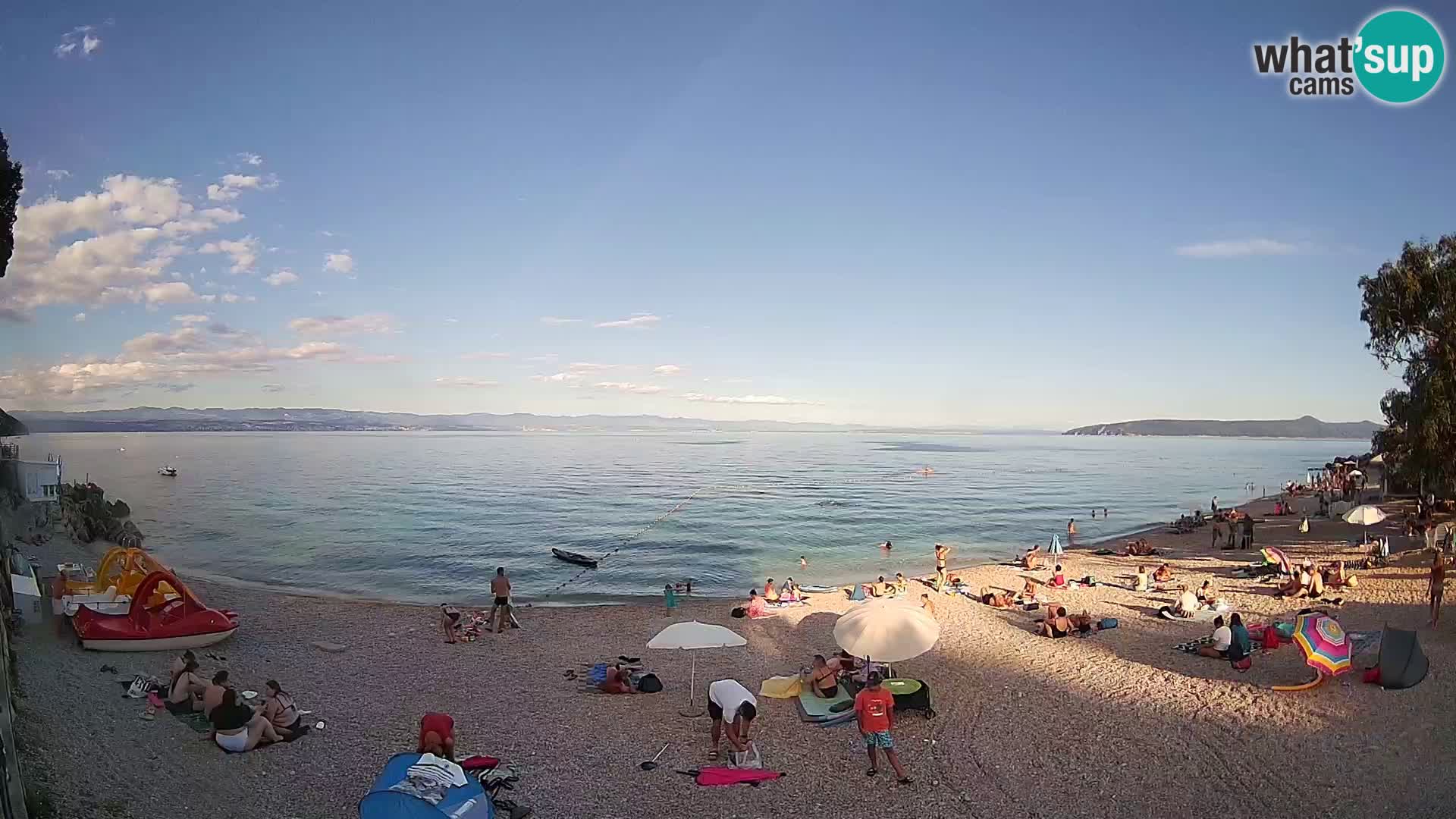 Spletna kamera plaža Sv. Ivan | Mošćenička Draga