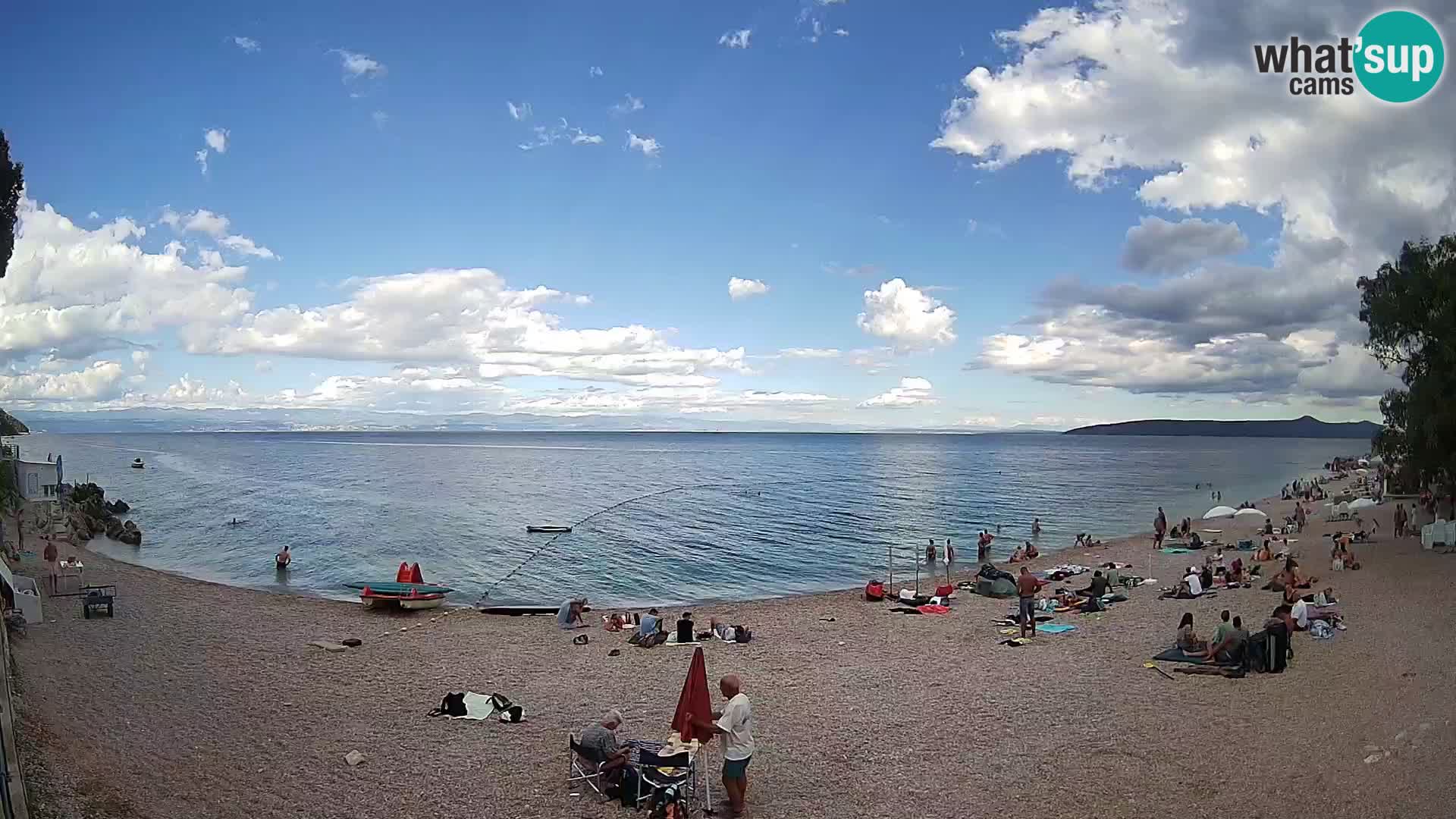 Webcam playa Sv. Ivan | Mošćenička Draga