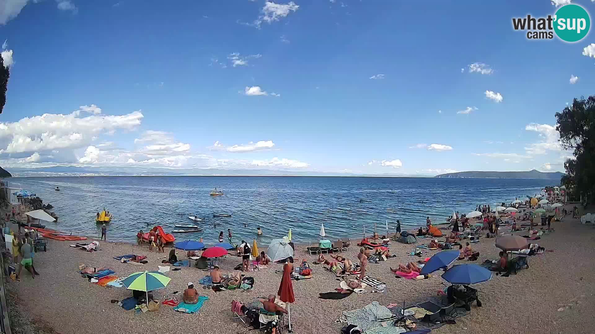 Spletna kamera plaža Sv. Ivan | Mošćenička Draga