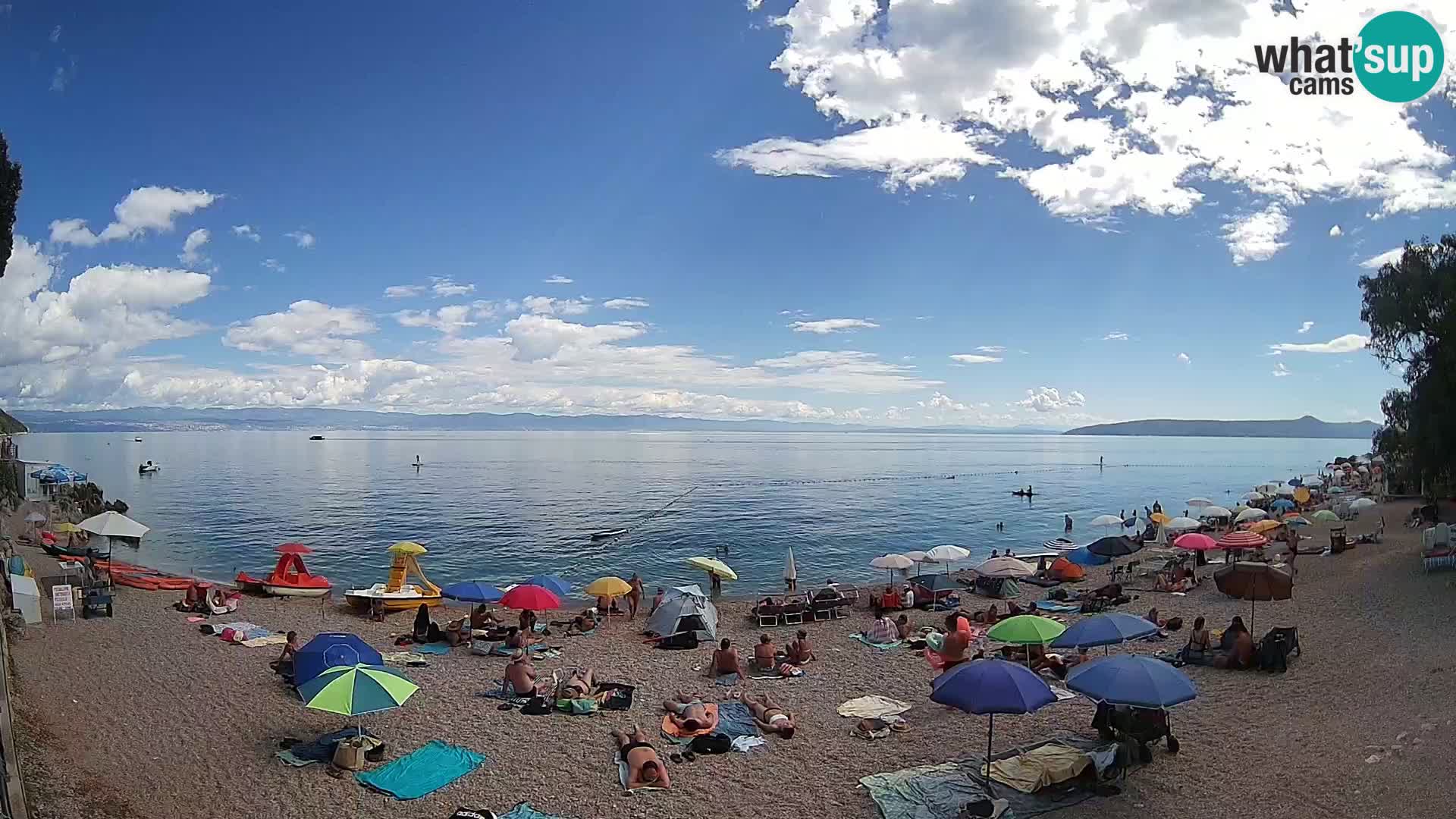 Webcam Sv. Ivan Strand | Mošćenička Draga