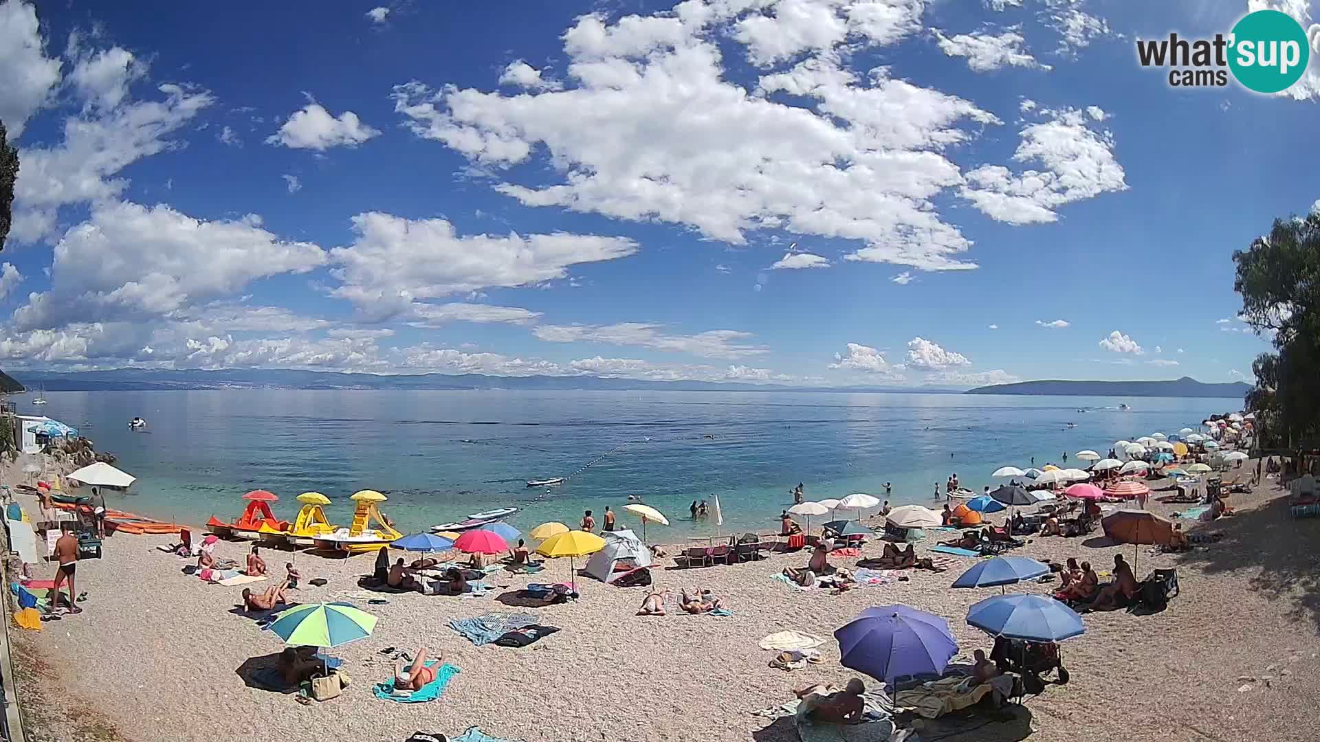 Webcam spiaggia Sv. Ivan | Draga di Moschiena
