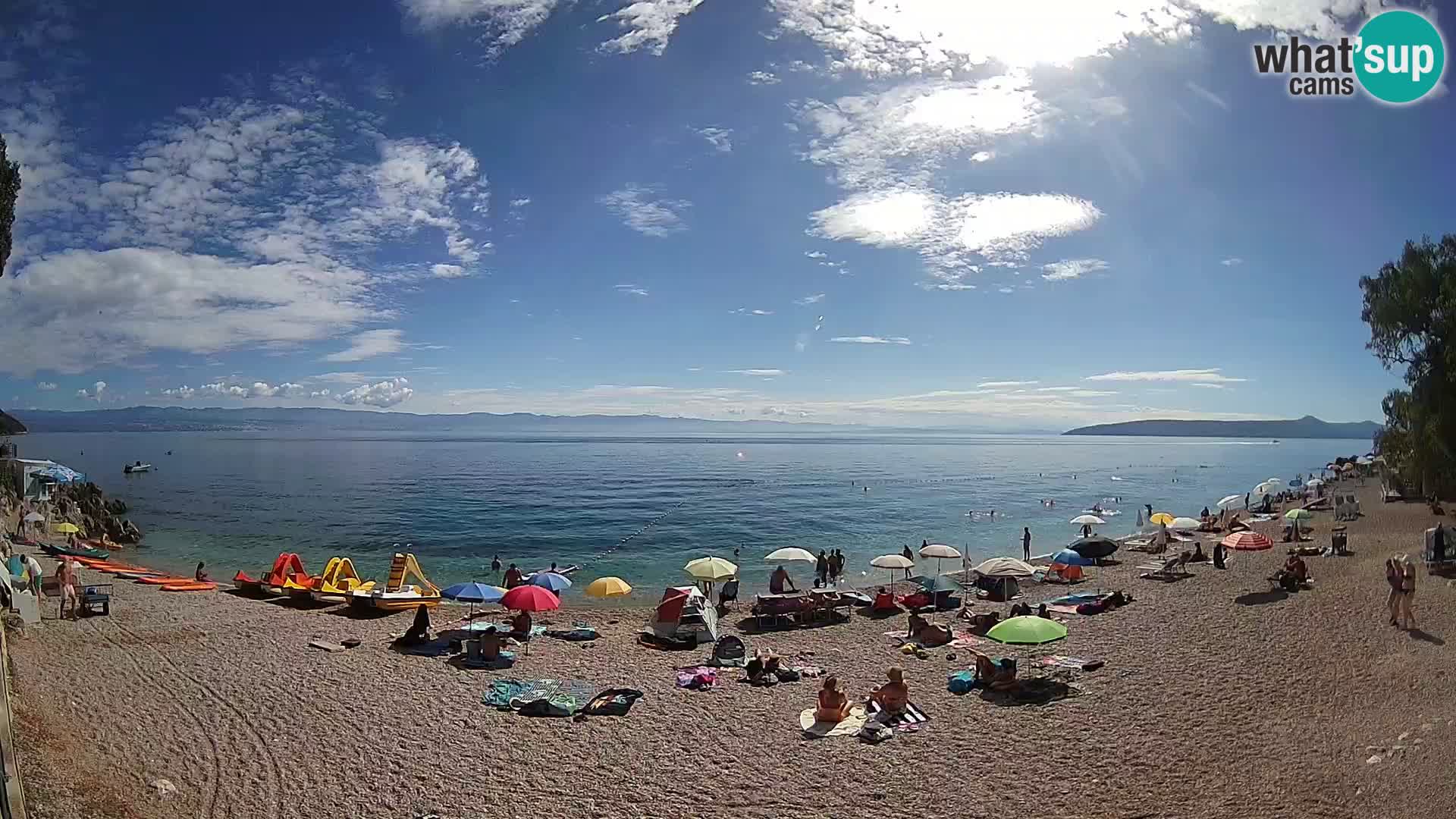 Web kamera plaža Sv. Ivan | Mošćenička Draga