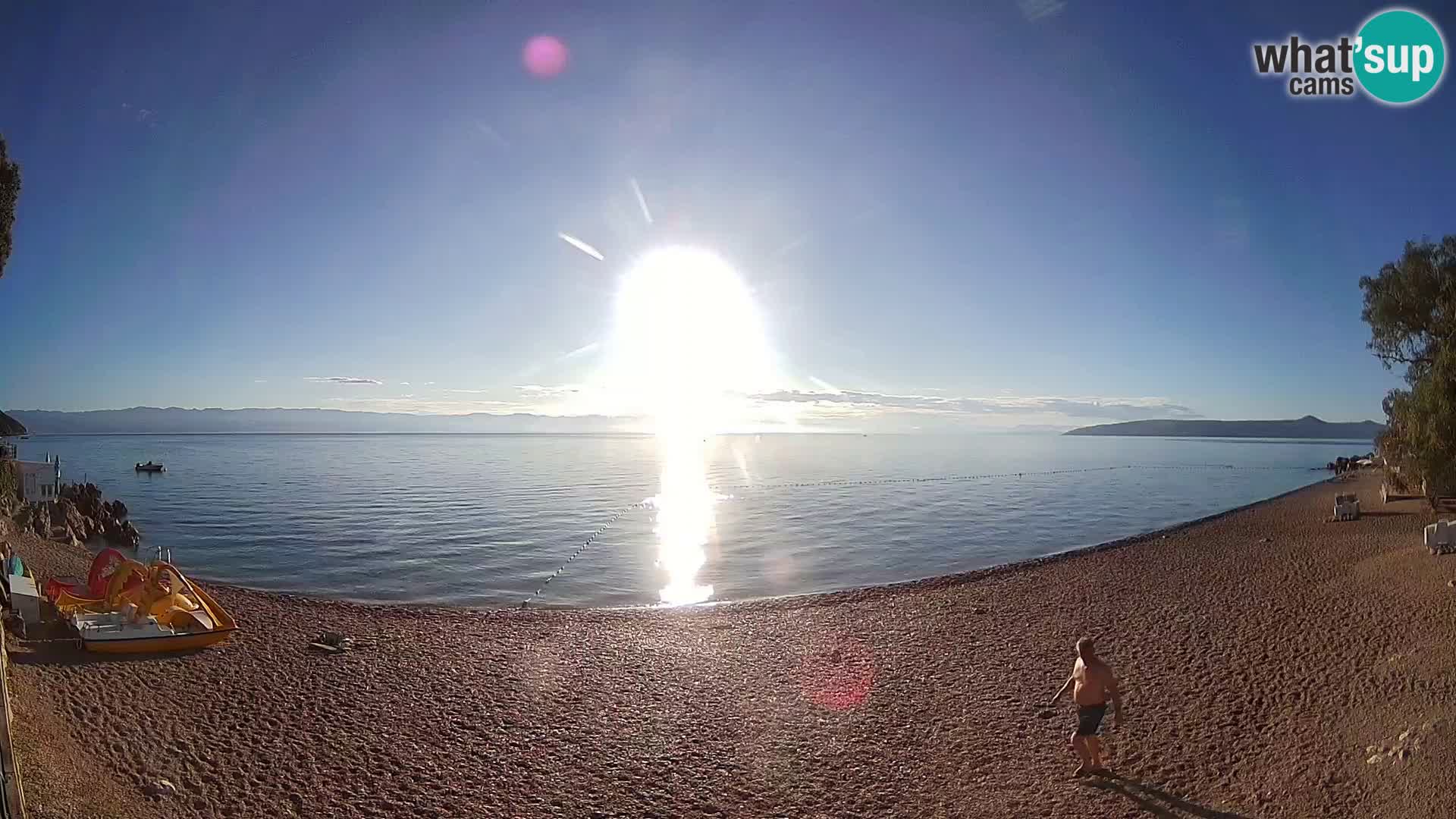 Webcam Sv. Ivan beach | Mošćenička Draga