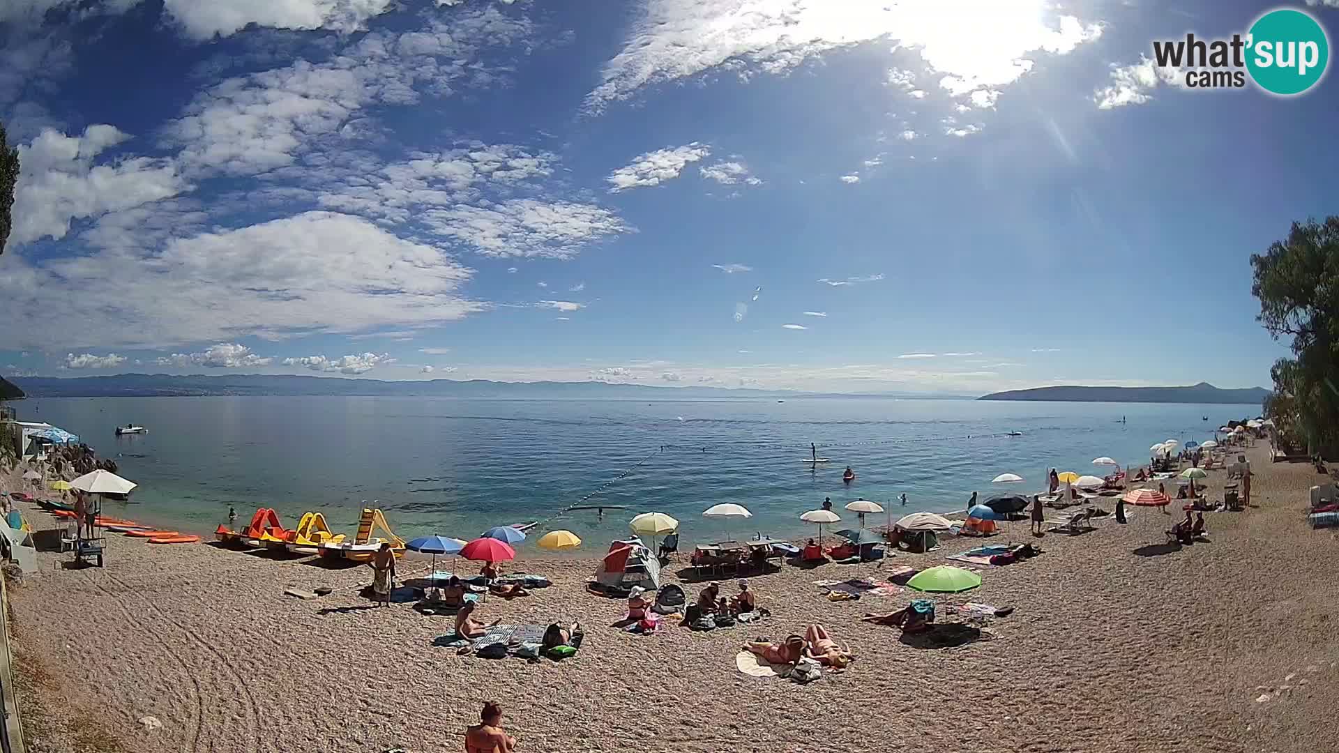 Webcam Sv. Ivan beach | Mošćenička Draga