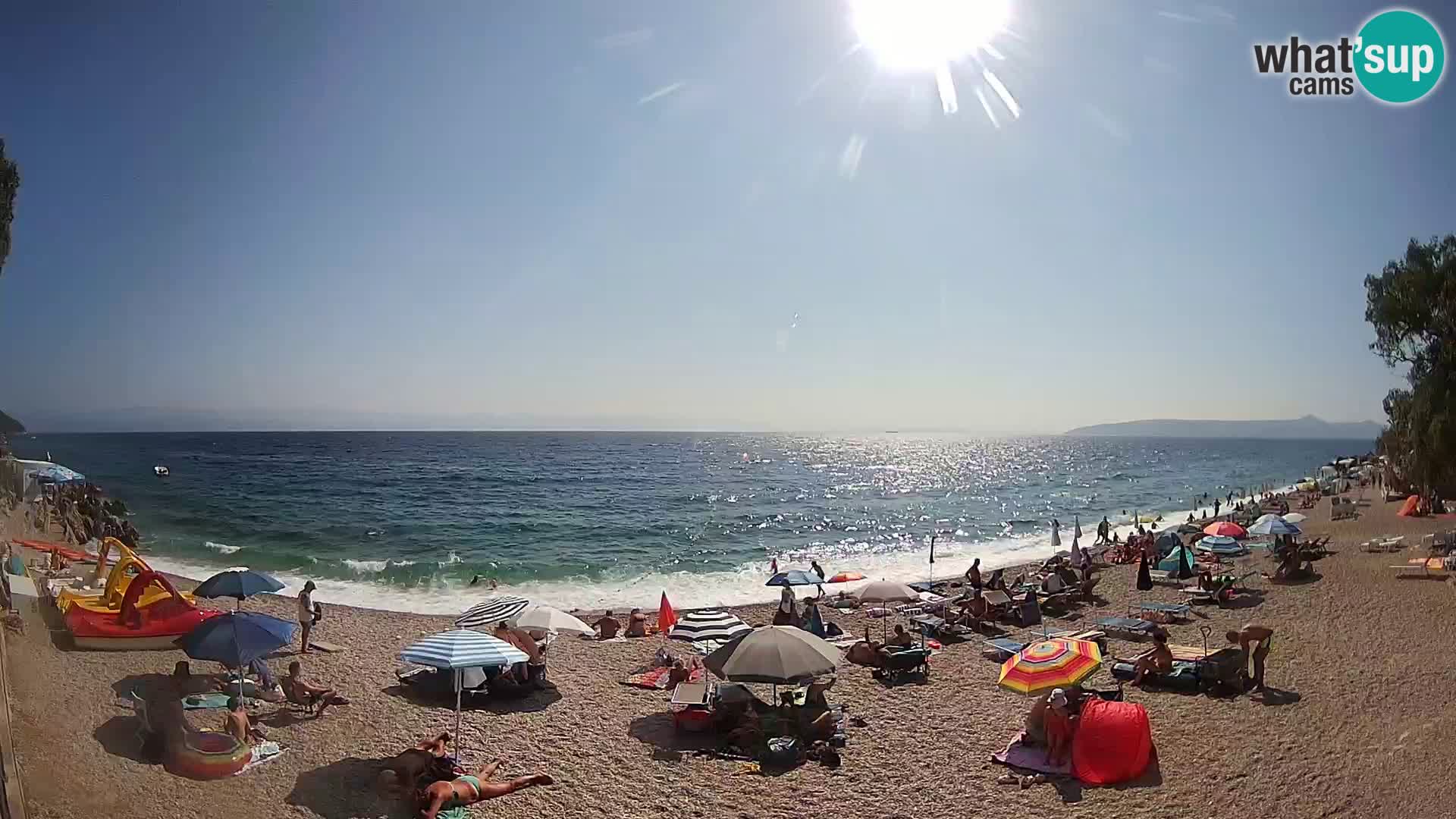 Spletna kamera plaža Sv. Ivan | Mošćenička Draga