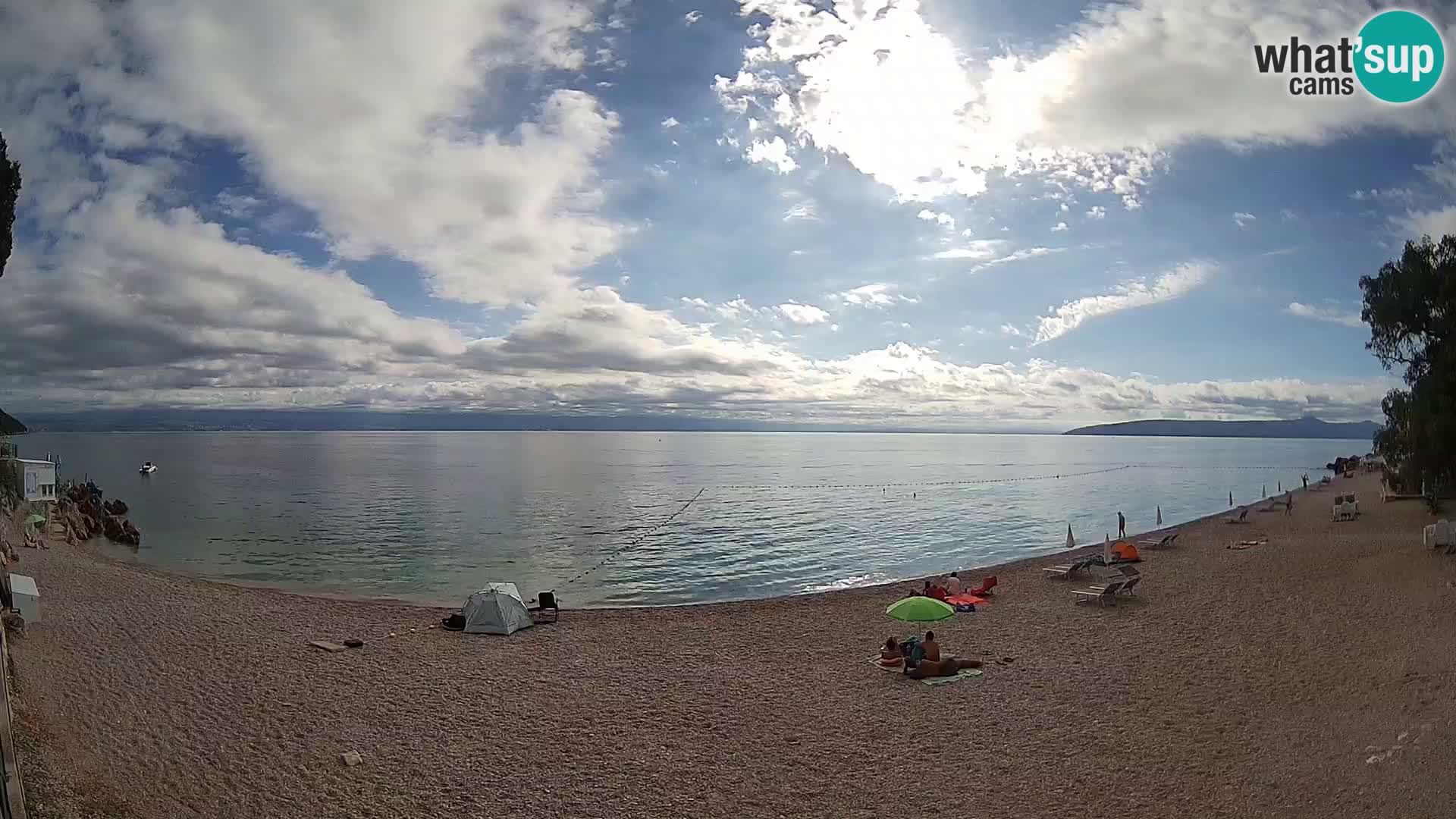 Spletna kamera plaža Sv. Ivan | Mošćenička Draga