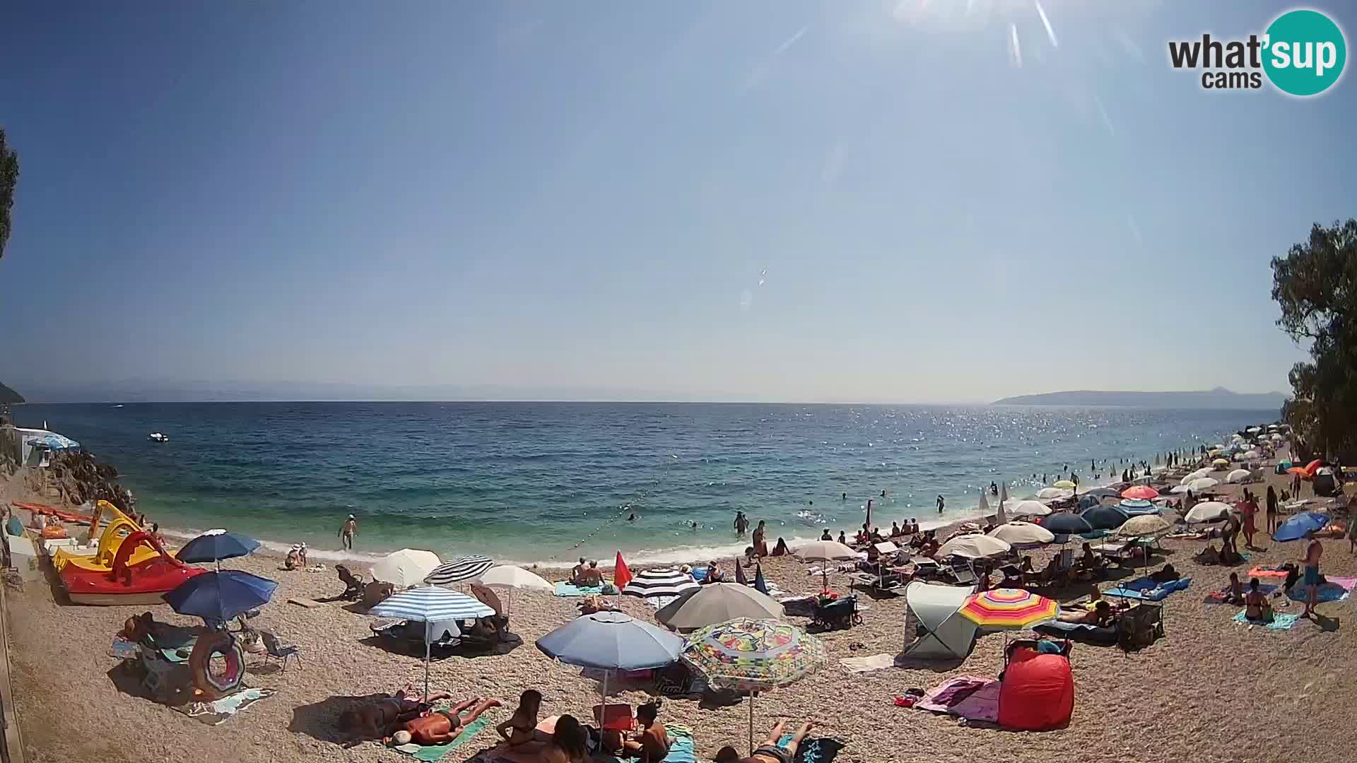 Spletna kamera plaža Sv. Ivan | Mošćenička Draga