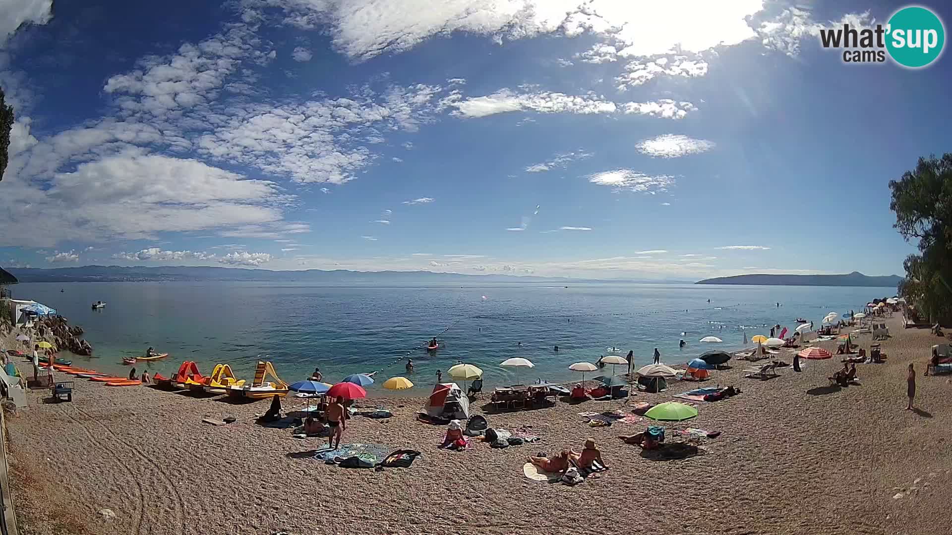 Webcam playa Sv. Ivan | Mošćenička Draga