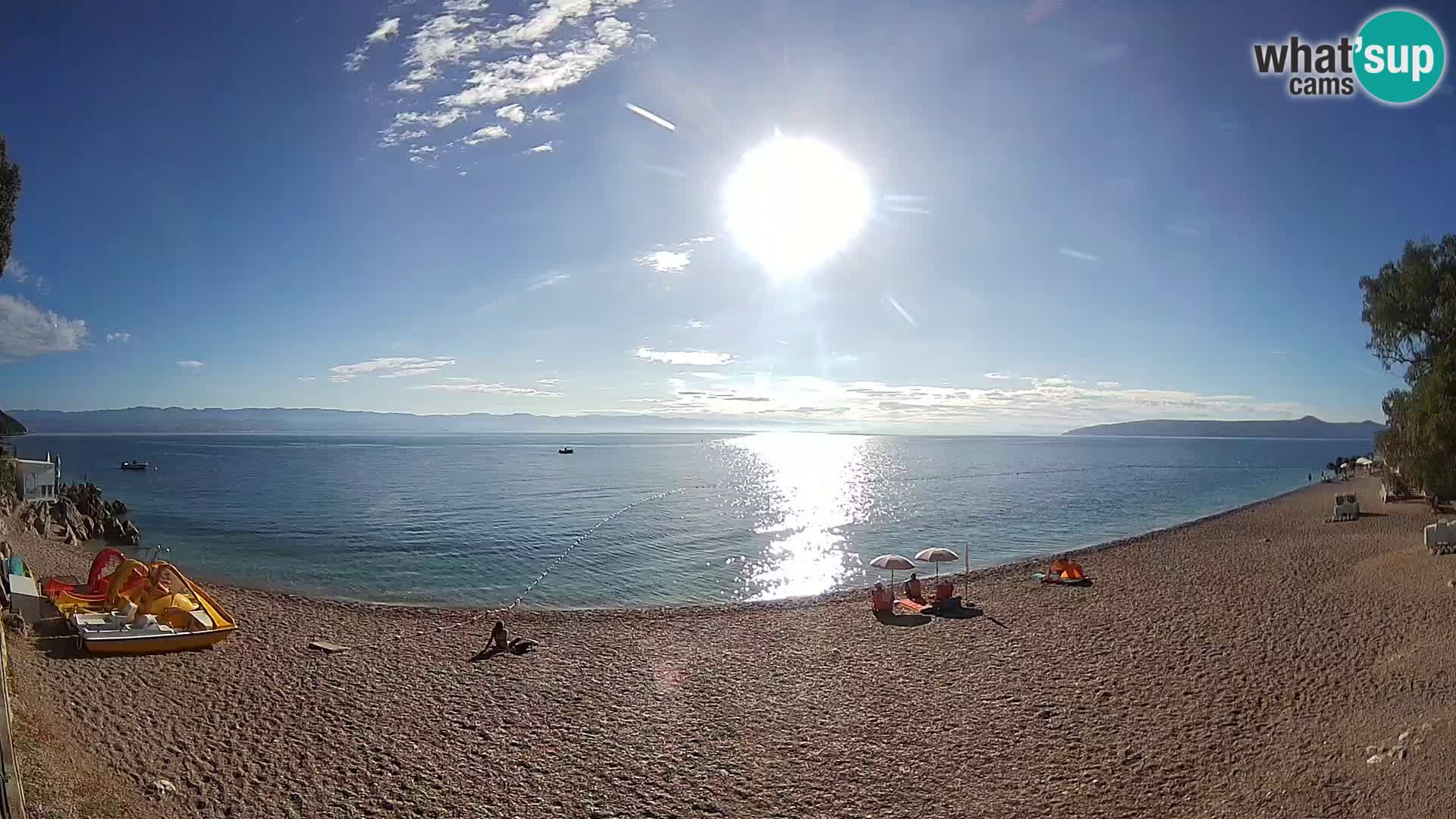 Spletna kamera plaža Sv. Ivan | Mošćenička Draga