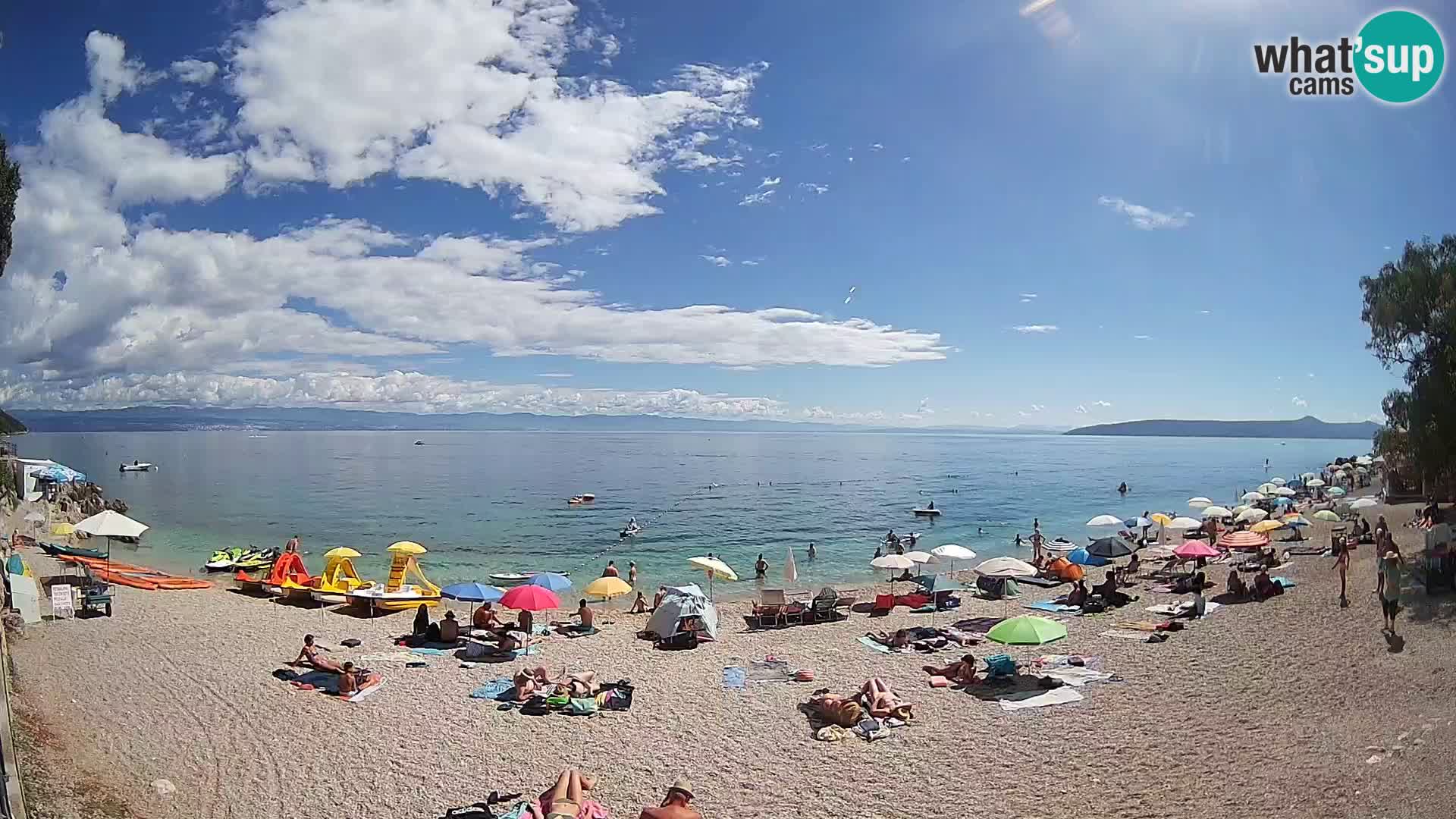 Webcam playa Sv. Ivan | Mošćenička Draga