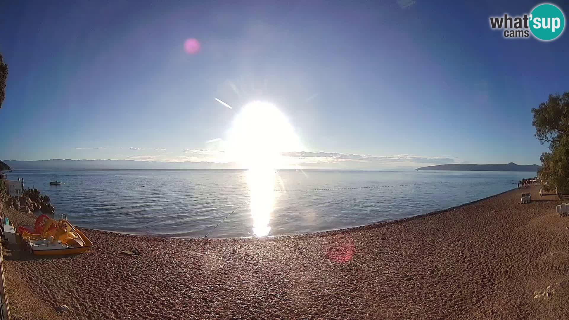 Webcam spiaggia Sv. Ivan | Draga di Moschiena