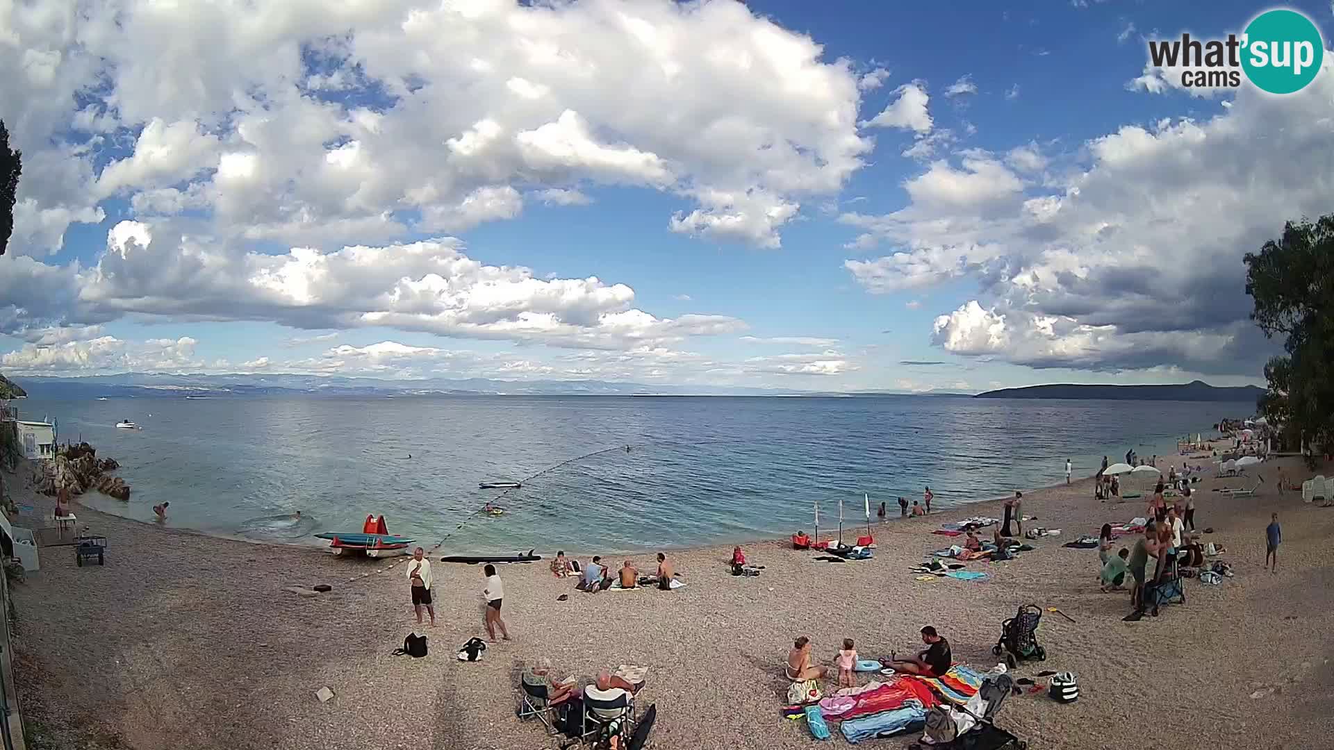 Livecam plage Sv. Ivan | Mošćenička Draga