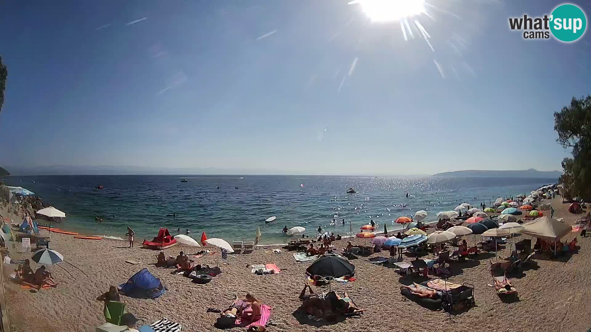 Livecam plage Sv. Ivan | Mošćenička Draga