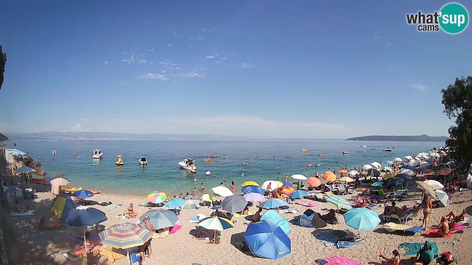 Webcam spiaggia Sv. Ivan | Draga di Moschiena