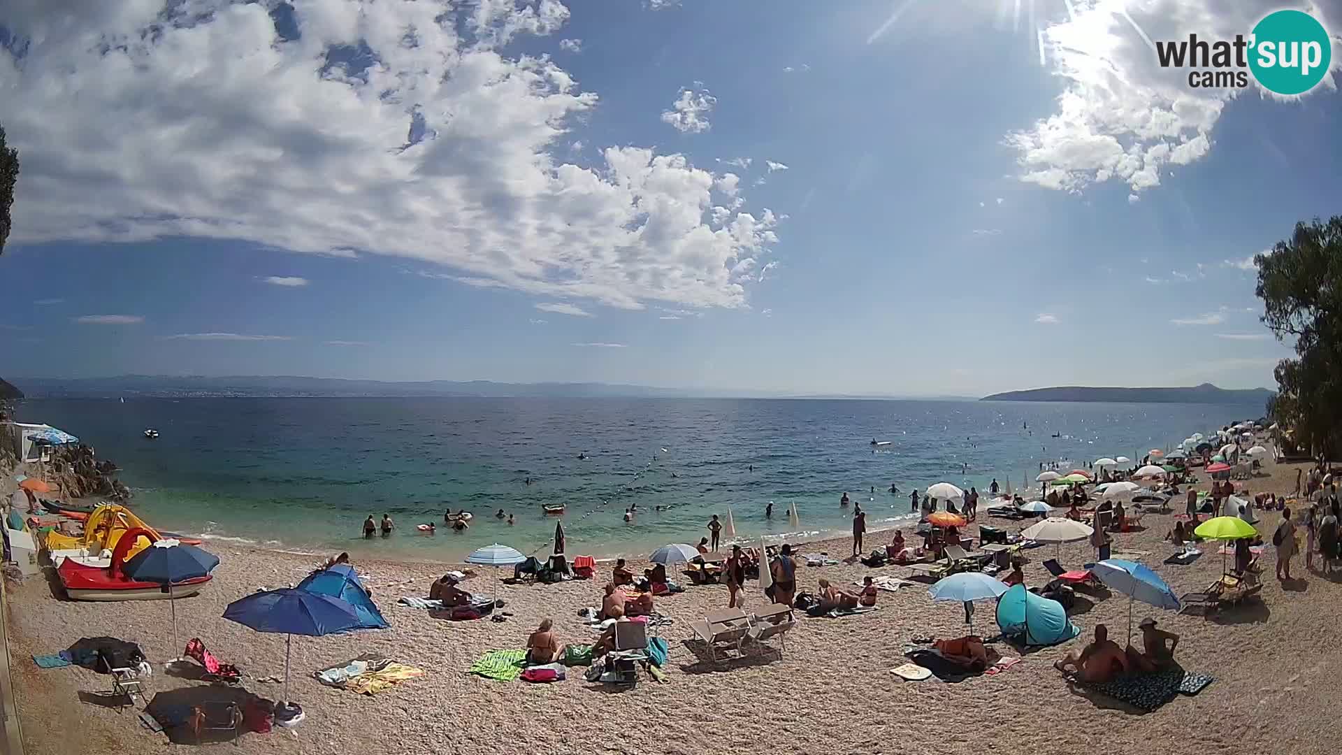 Spletna kamera plaža Sv. Ivan | Mošćenička Draga