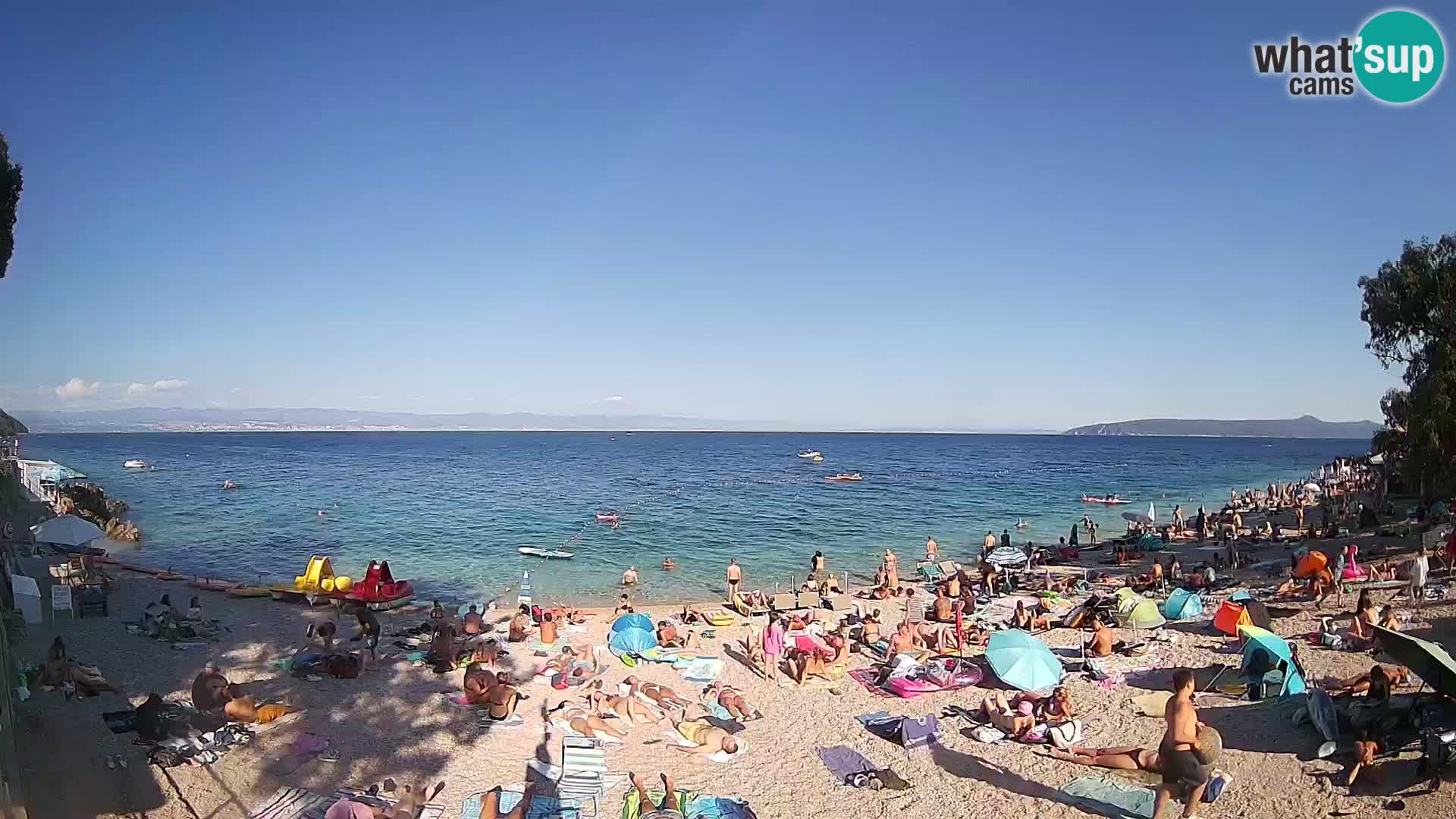 Webcam playa Sv. Ivan | Mošćenička Draga