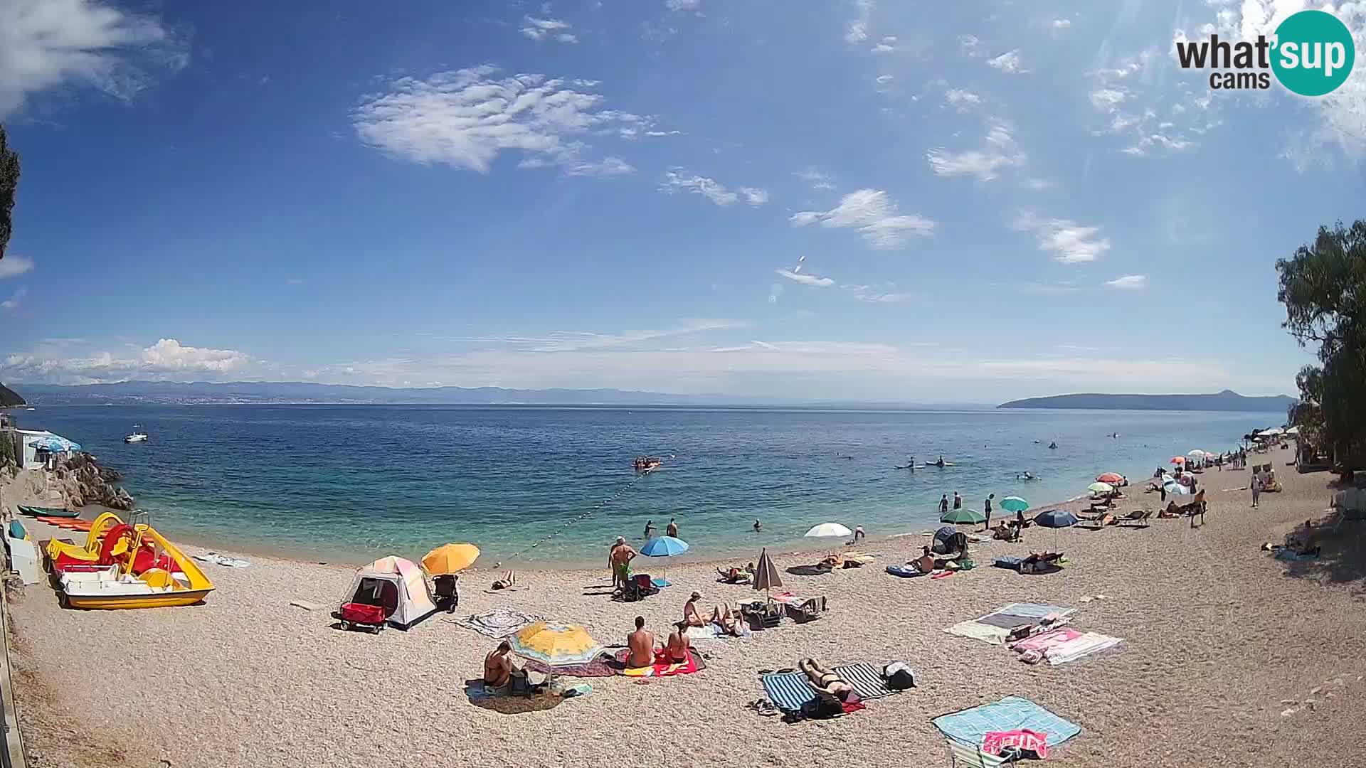 Webcam spiaggia Sv. Ivan | Draga di Moschiena