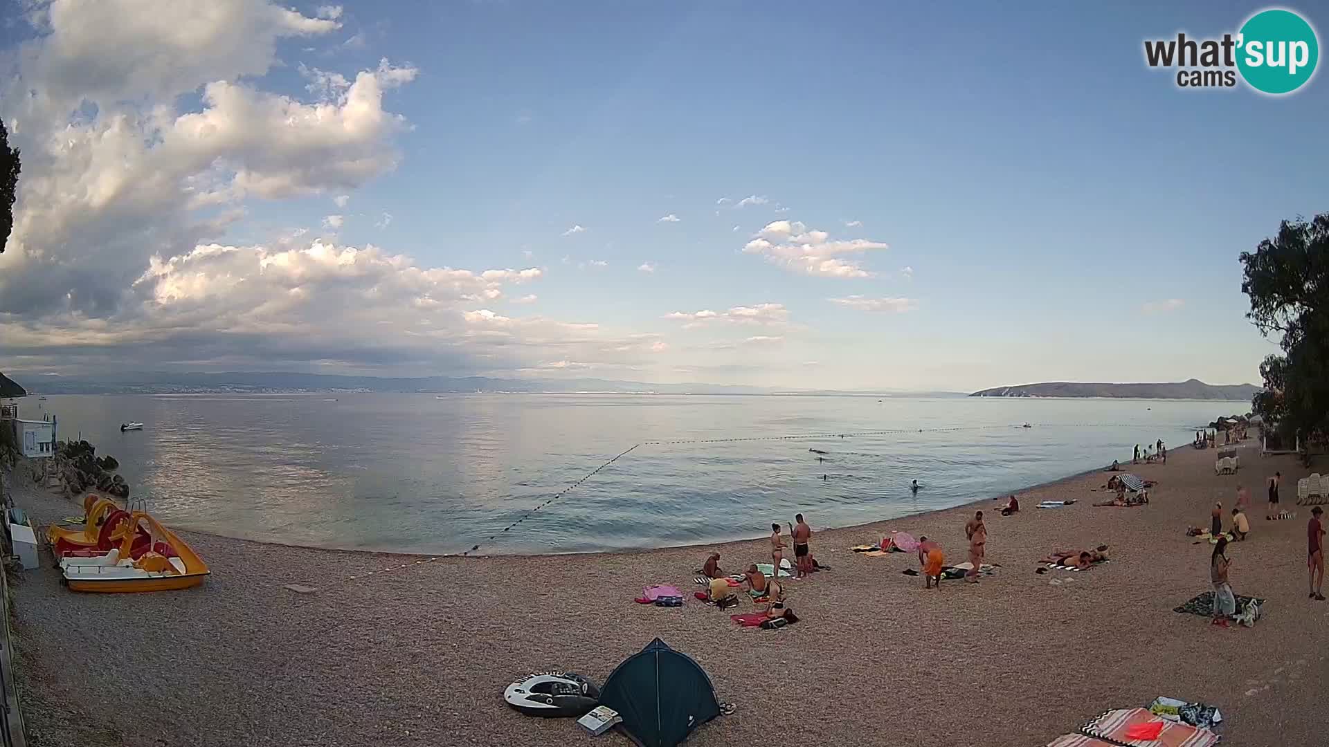 Webcam spiaggia Sv. Ivan | Draga di Moschiena