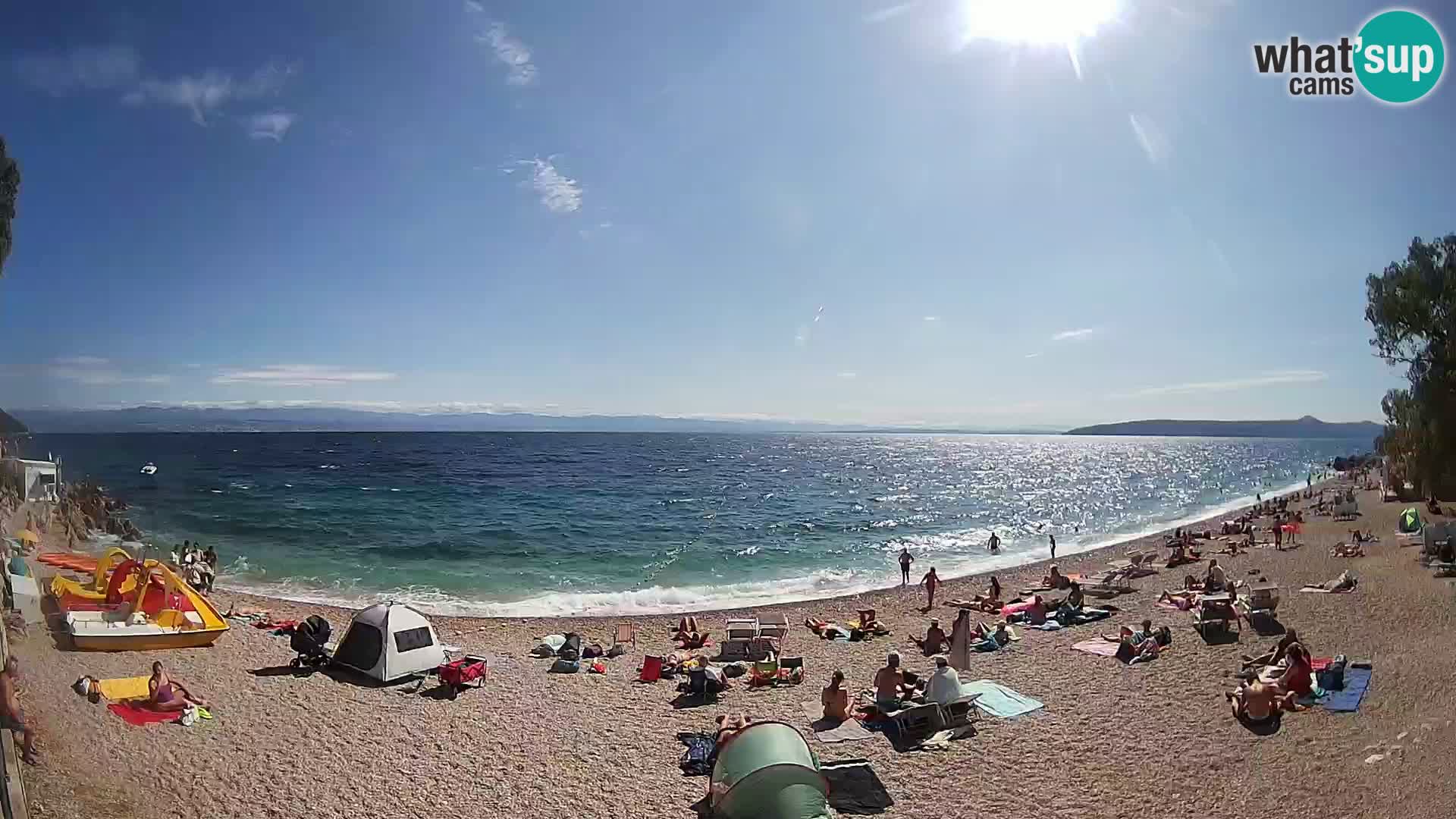 Webcam spiaggia Sv. Ivan | Draga di Moschiena