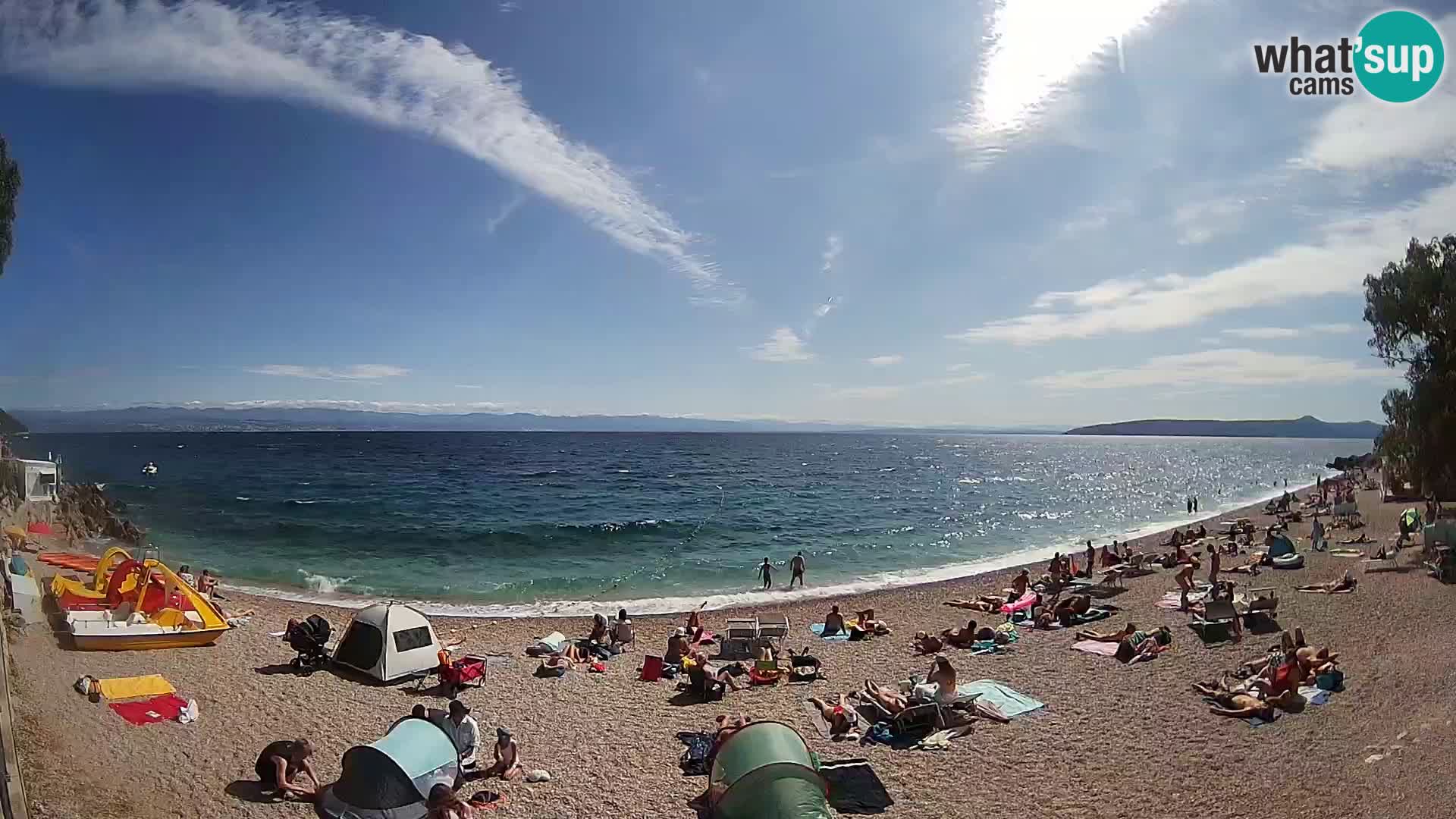 Webcam playa Sv. Ivan | Mošćenička Draga
