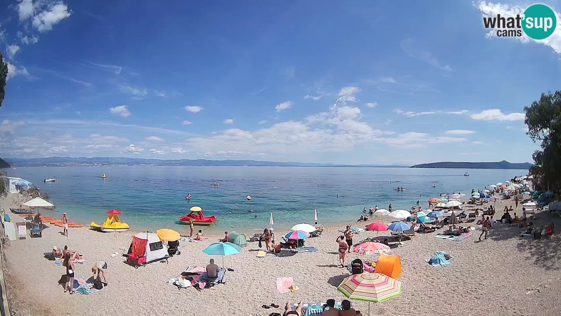 Spletna kamera plaža Sv. Ivan | Mošćenička Draga