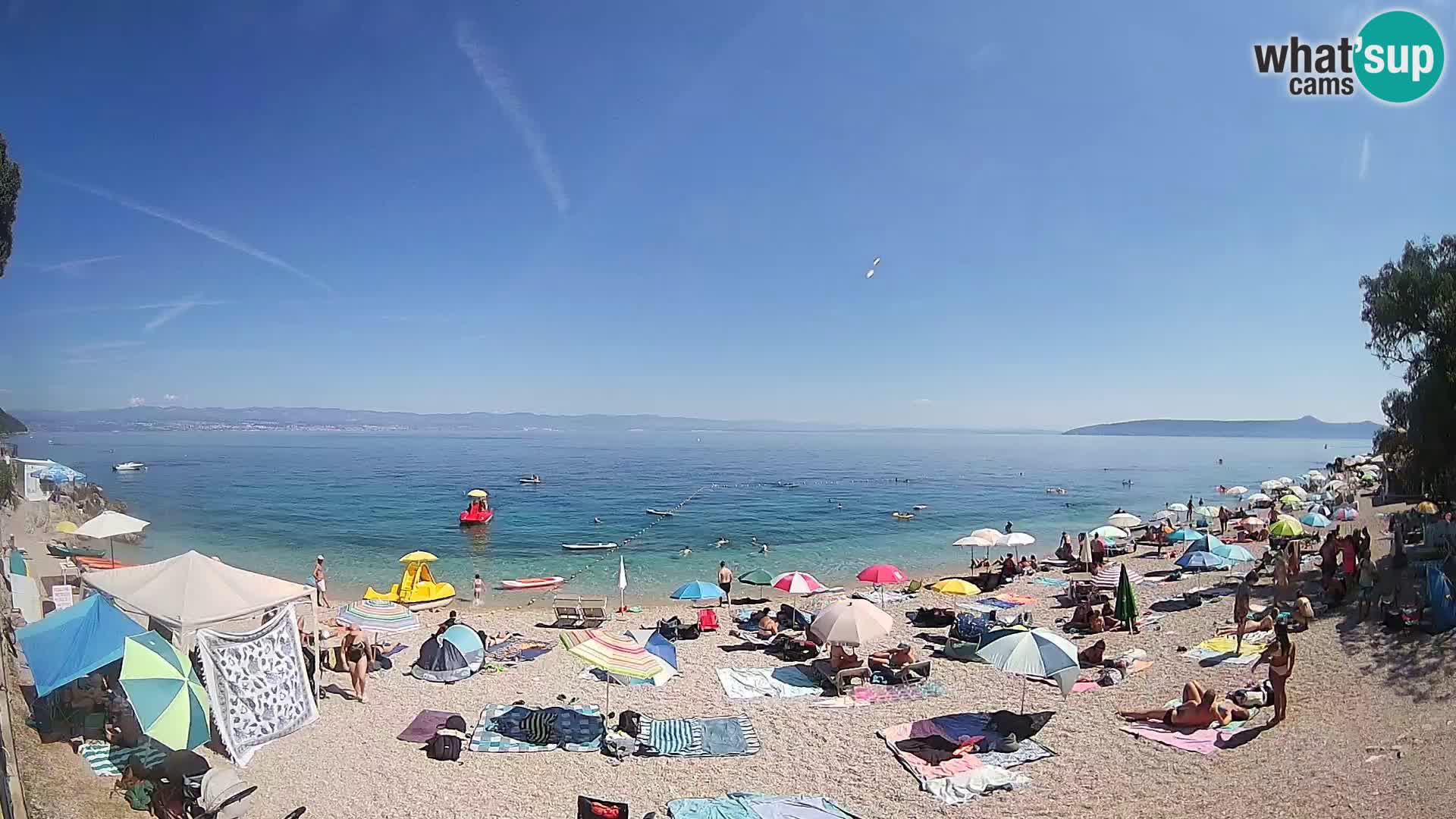 Webcam spiaggia Sv. Ivan | Draga di Moschiena