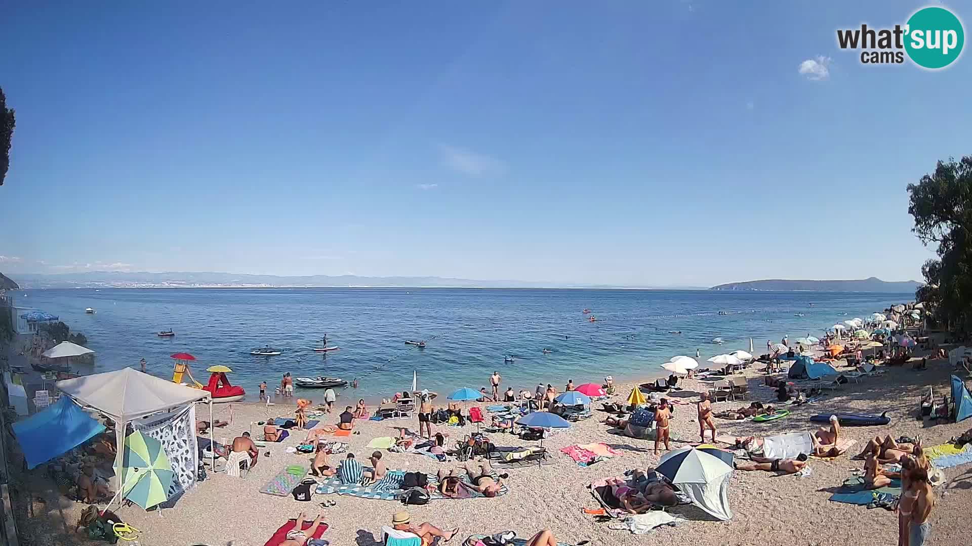 Webcam spiaggia Sv. Ivan | Draga di Moschiena