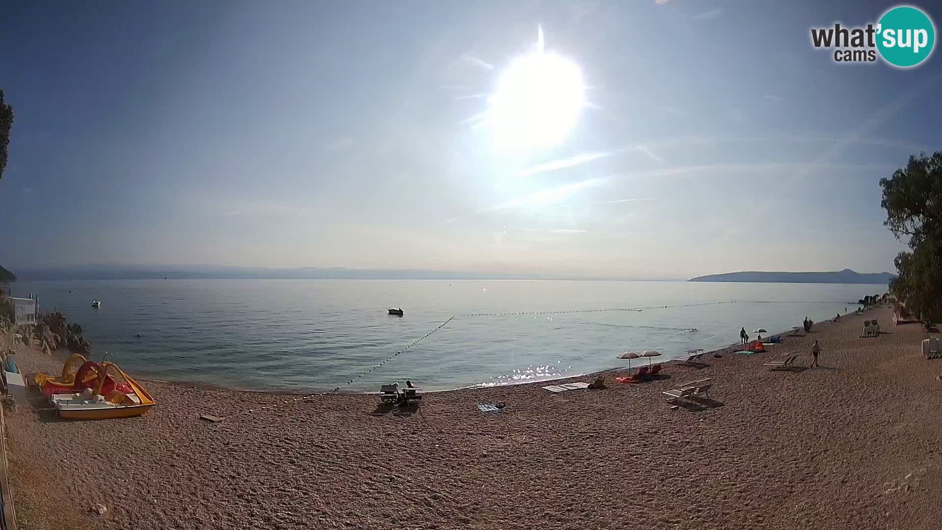 Webcam spiaggia Sv. Ivan | Draga di Moschiena