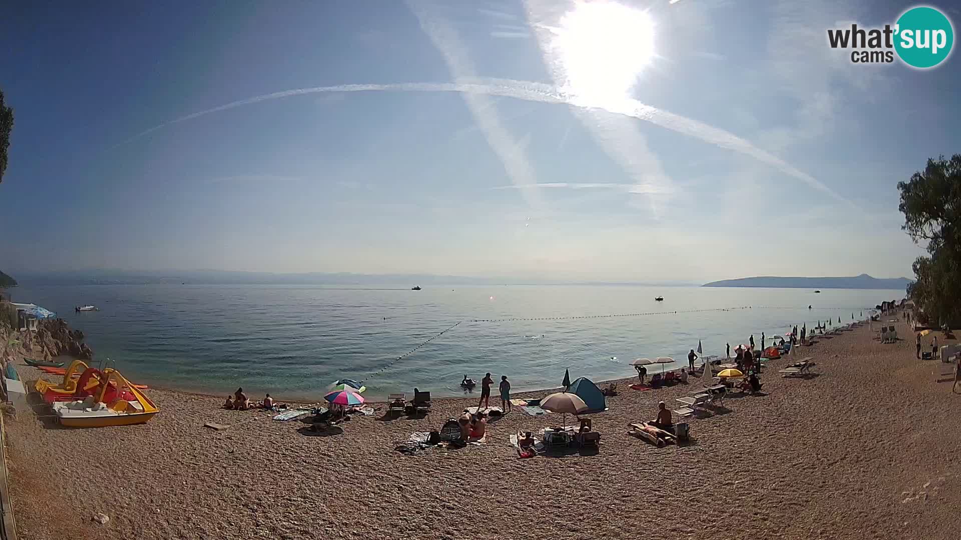 Webcam spiaggia Sv. Ivan | Draga di Moschiena