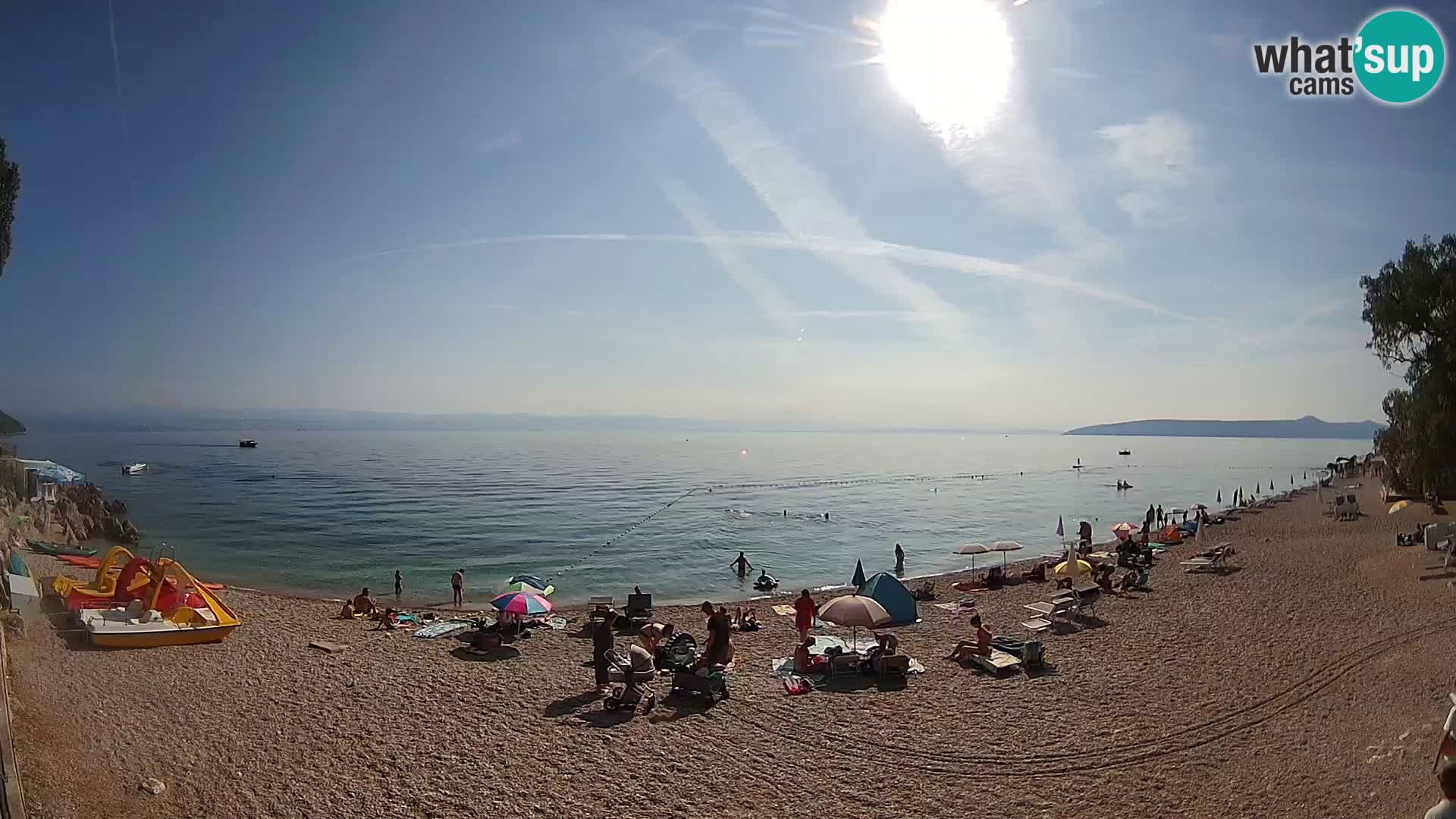 Livecam plage Sv. Ivan | Mošćenička Draga