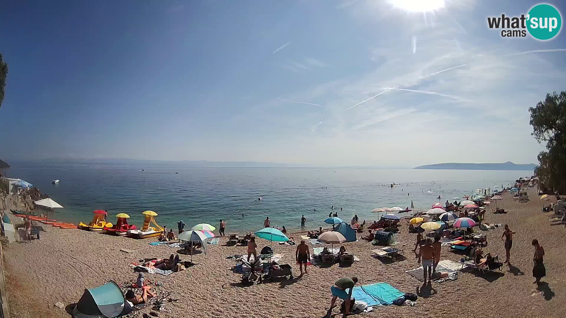 Webcam spiaggia Sv. Ivan | Draga di Moschiena