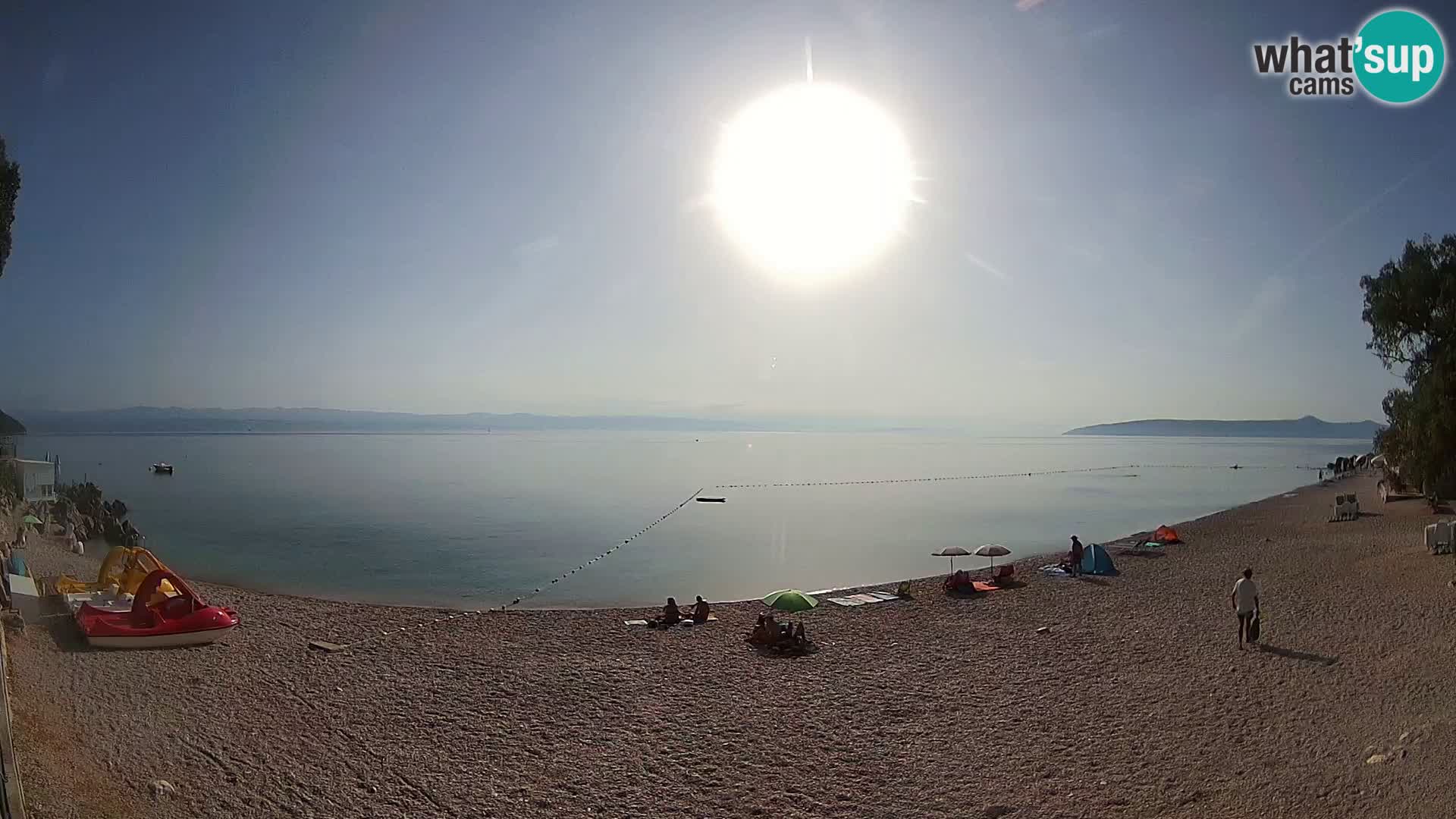 Spletna kamera plaža Sv. Ivan | Mošćenička Draga