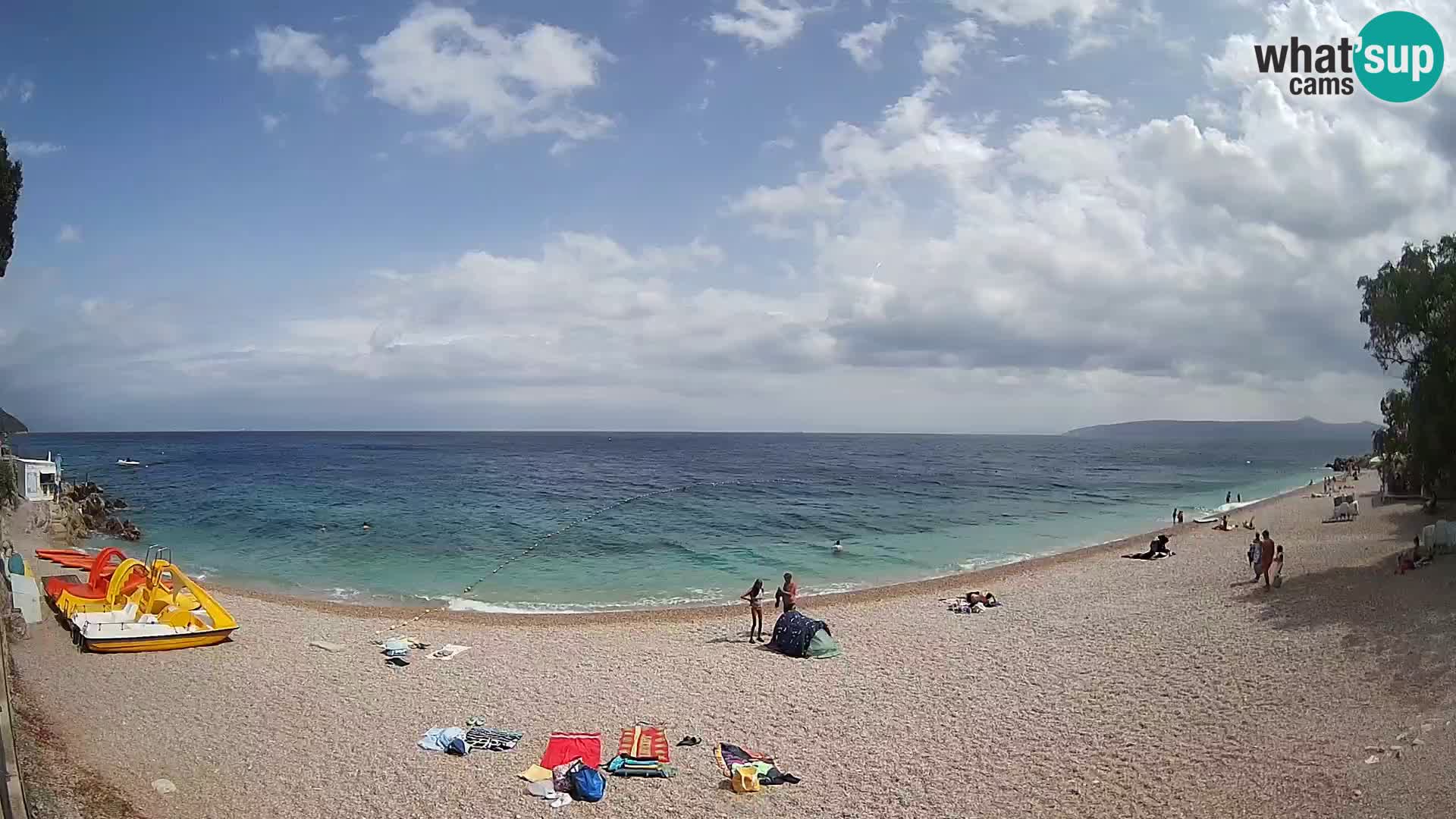 Webcam spiaggia Sv. Ivan | Draga di Moschiena
