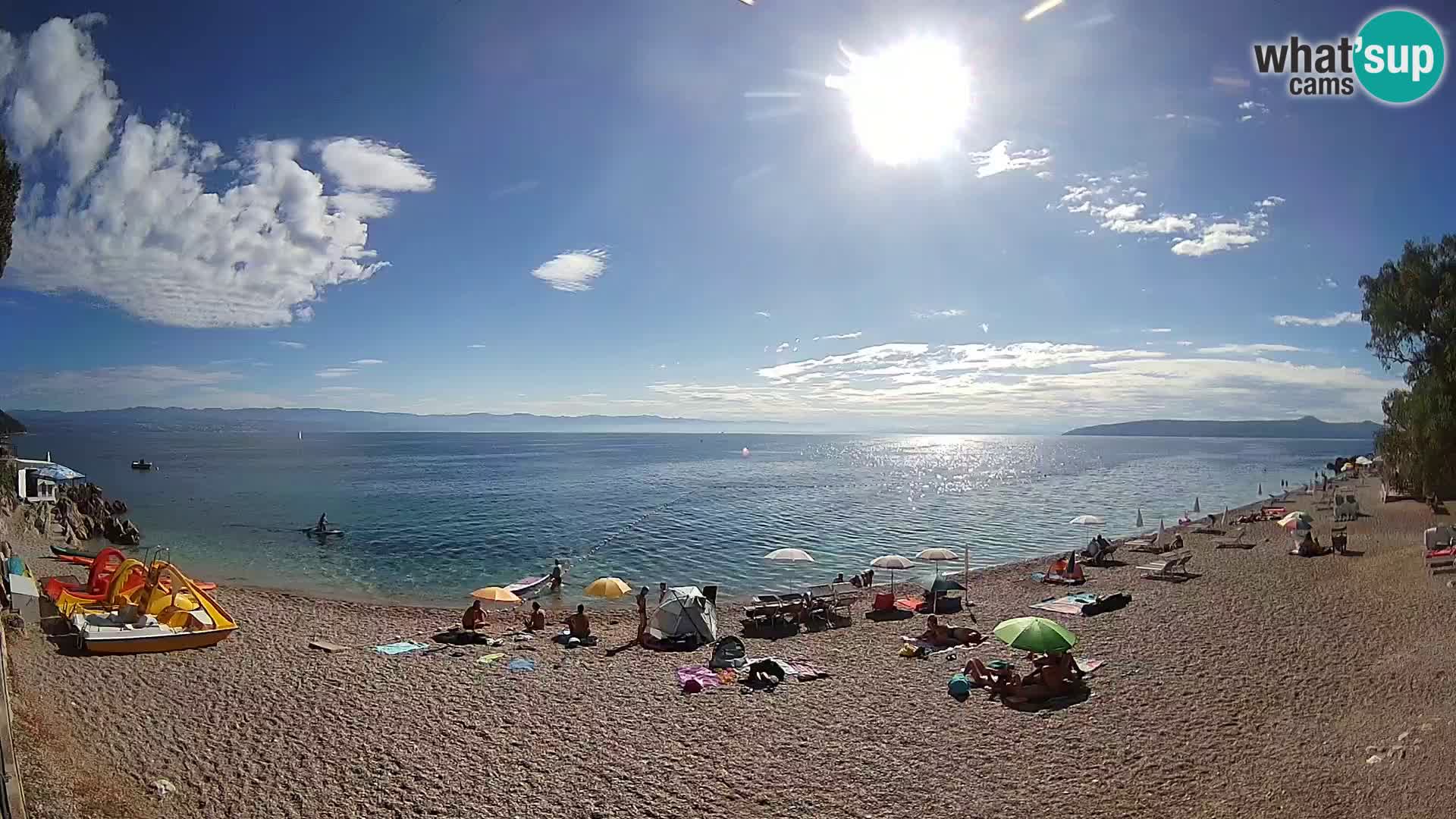 Webcam Sv. Ivan Strand | Mošćenička Draga