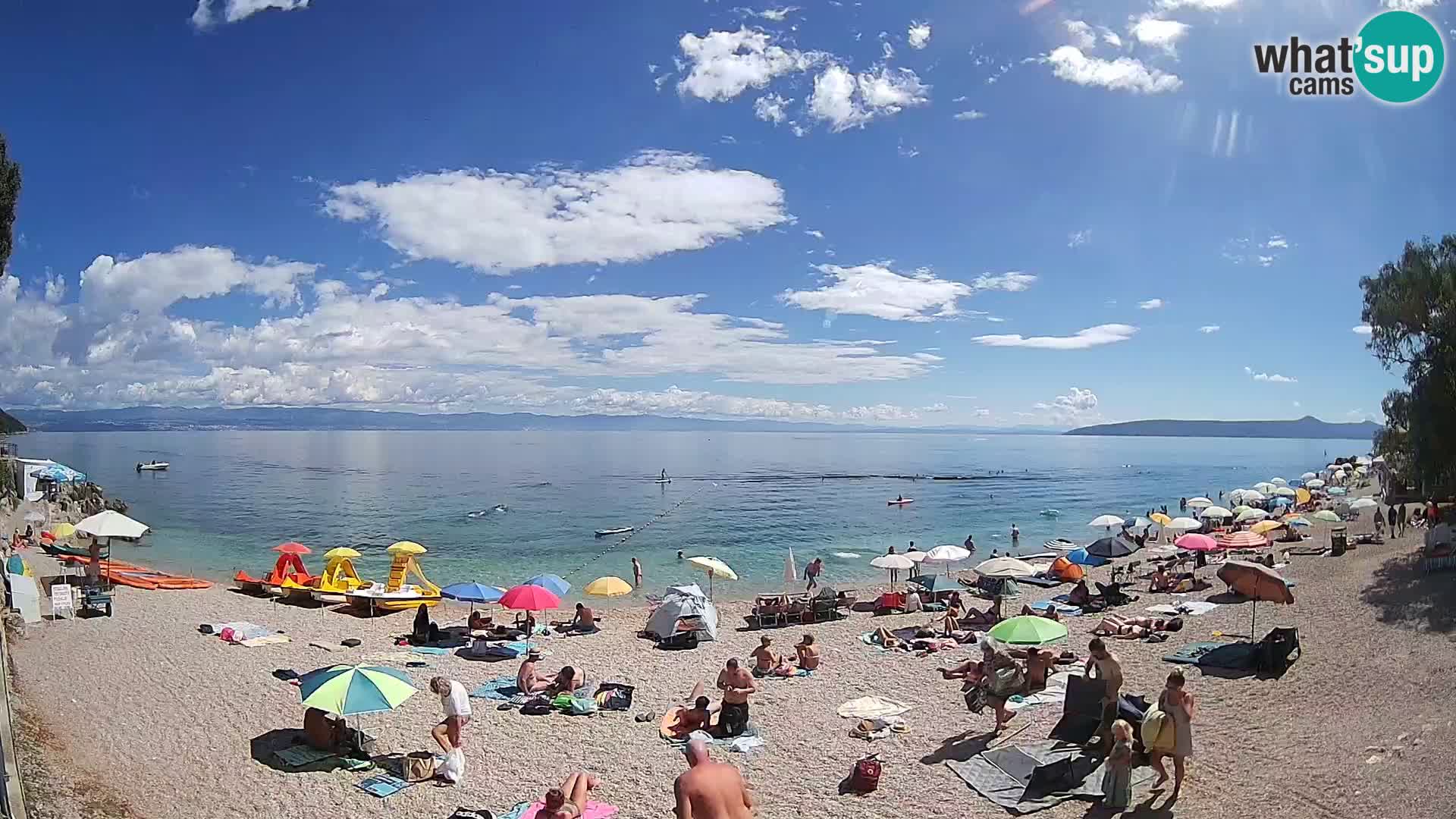Webcam Sv. Ivan beach | Mošćenička Draga