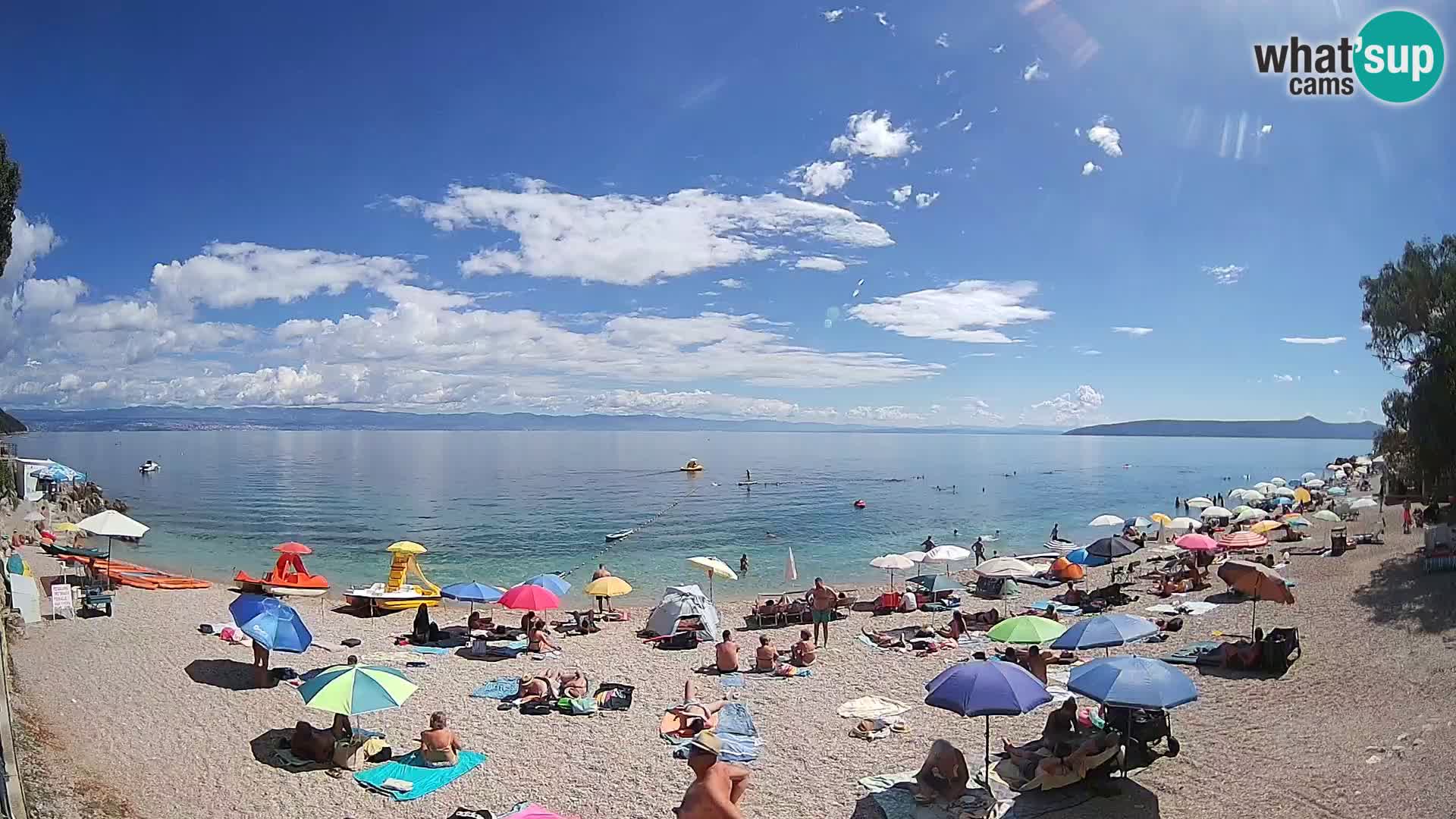 Spletna kamera plaža Sv. Ivan | Mošćenička Draga