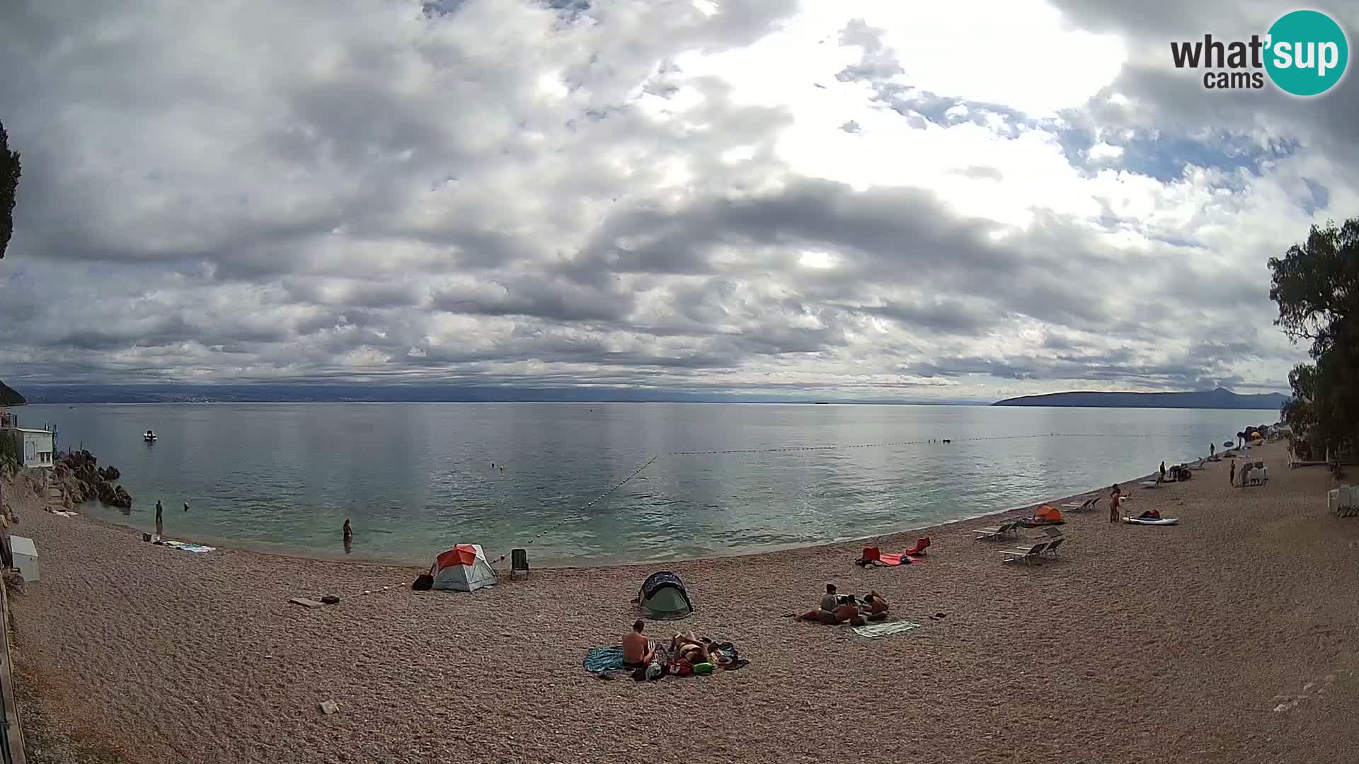 Webcam spiaggia Sv. Ivan | Draga di Moschiena