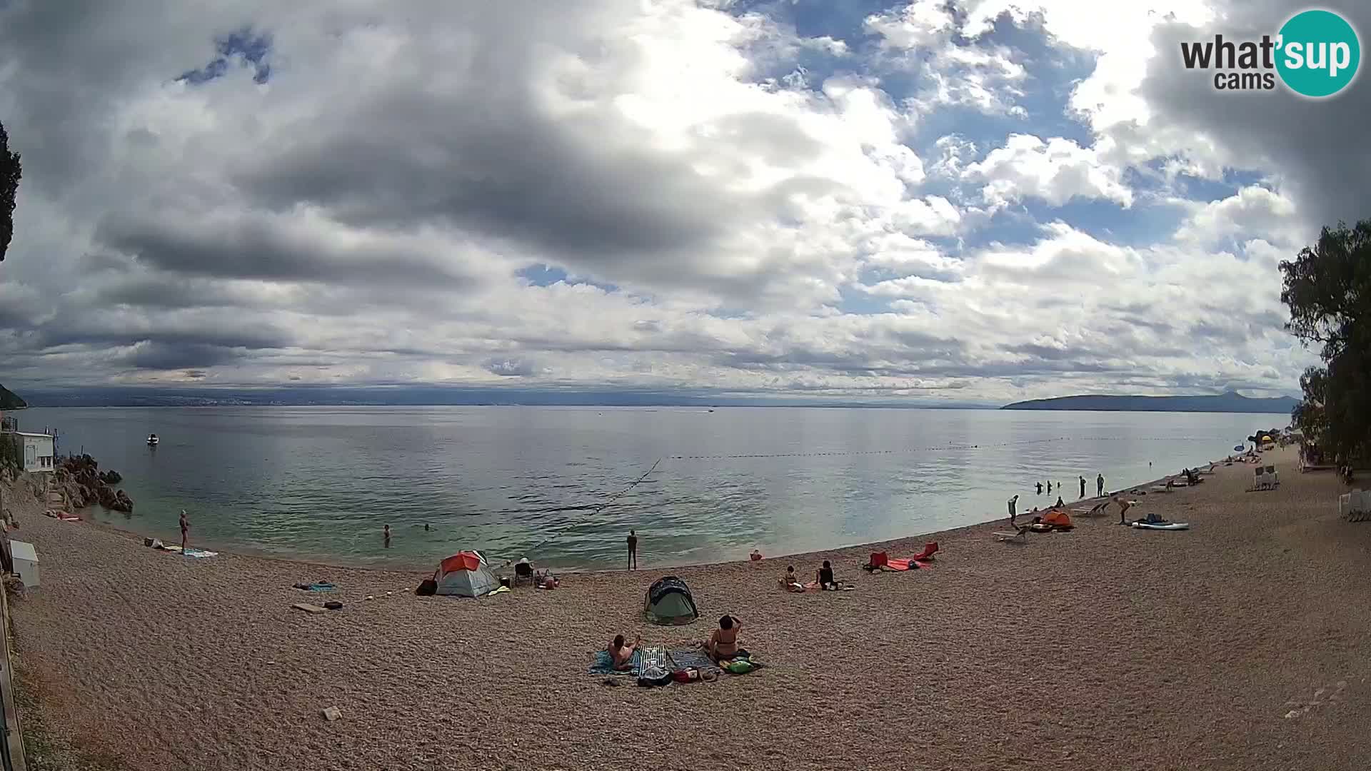 Webcam Sv. Ivan beach | Mošćenička Draga