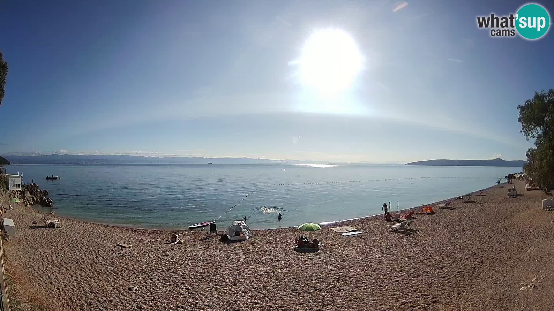 Webcam spiaggia Sv. Ivan | Draga di Moschiena