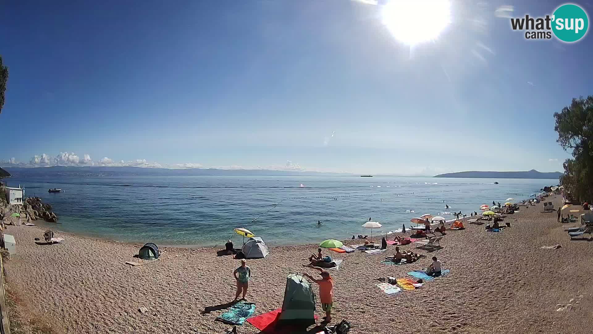 Livecam plage Sv. Ivan | Mošćenička Draga