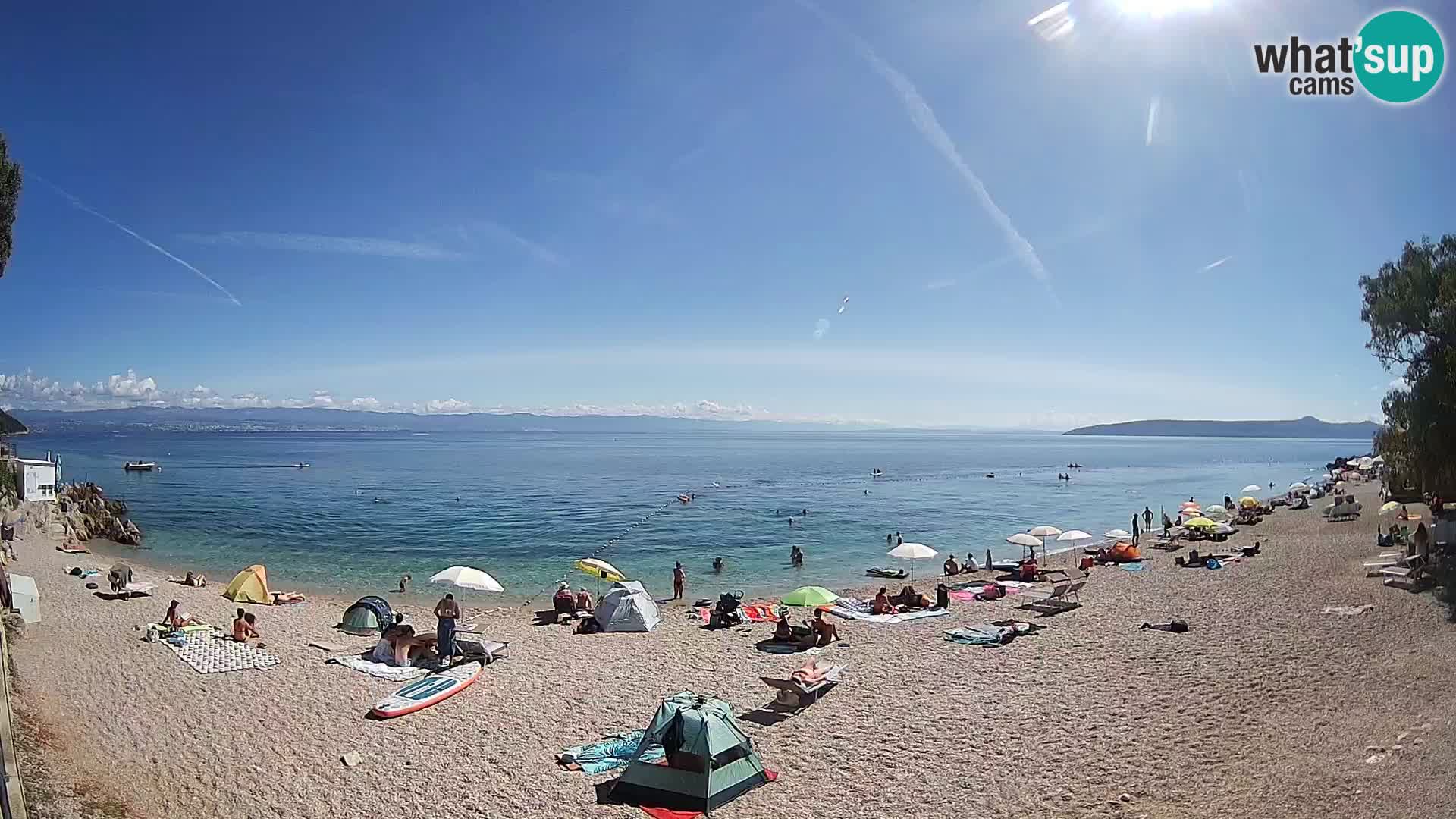 Webcam Sv. Ivan beach | Mošćenička Draga