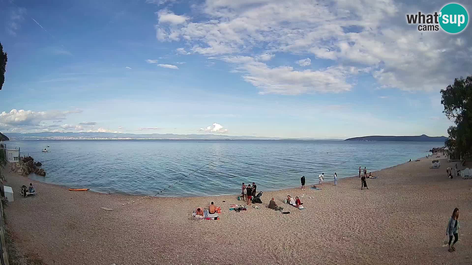 Webcam Sv. Ivan beach | Mošćenička Draga