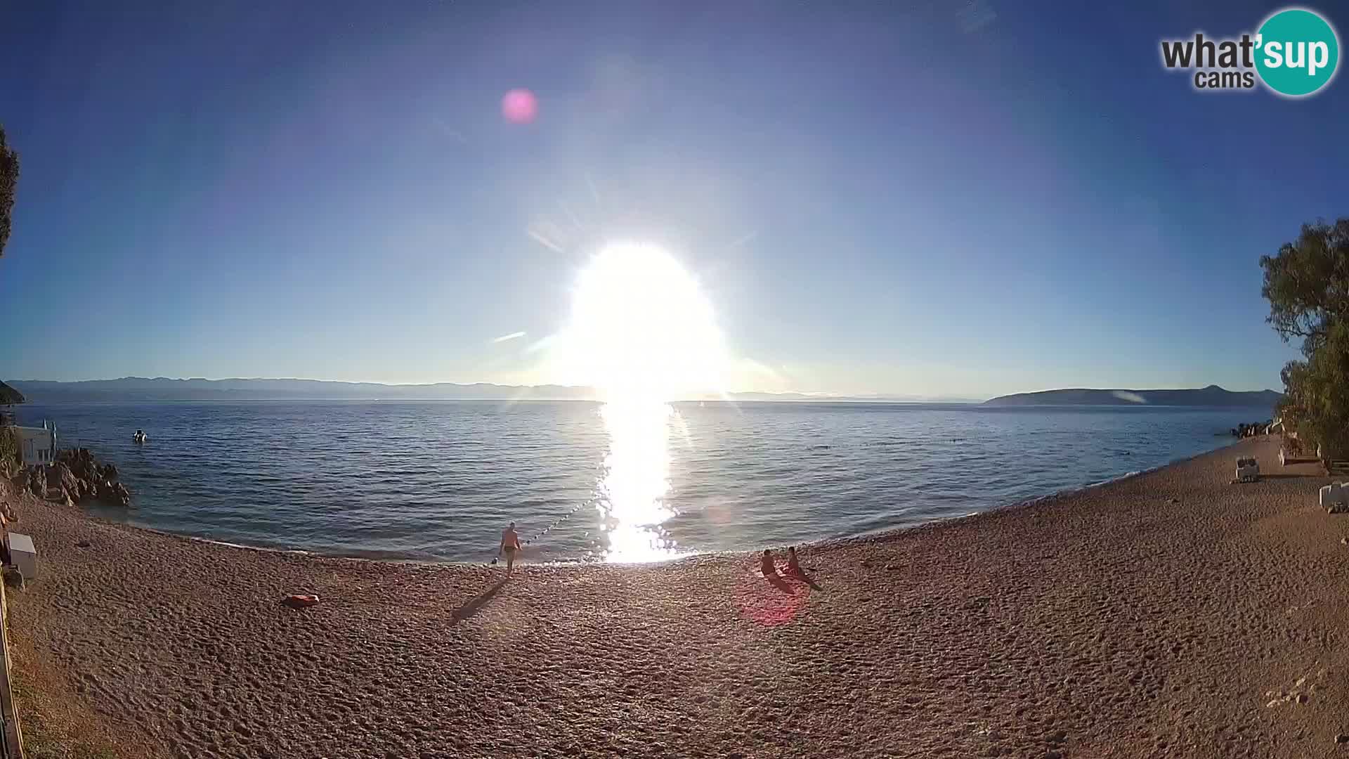 Webcam spiaggia Sv. Ivan | Draga di Moschiena