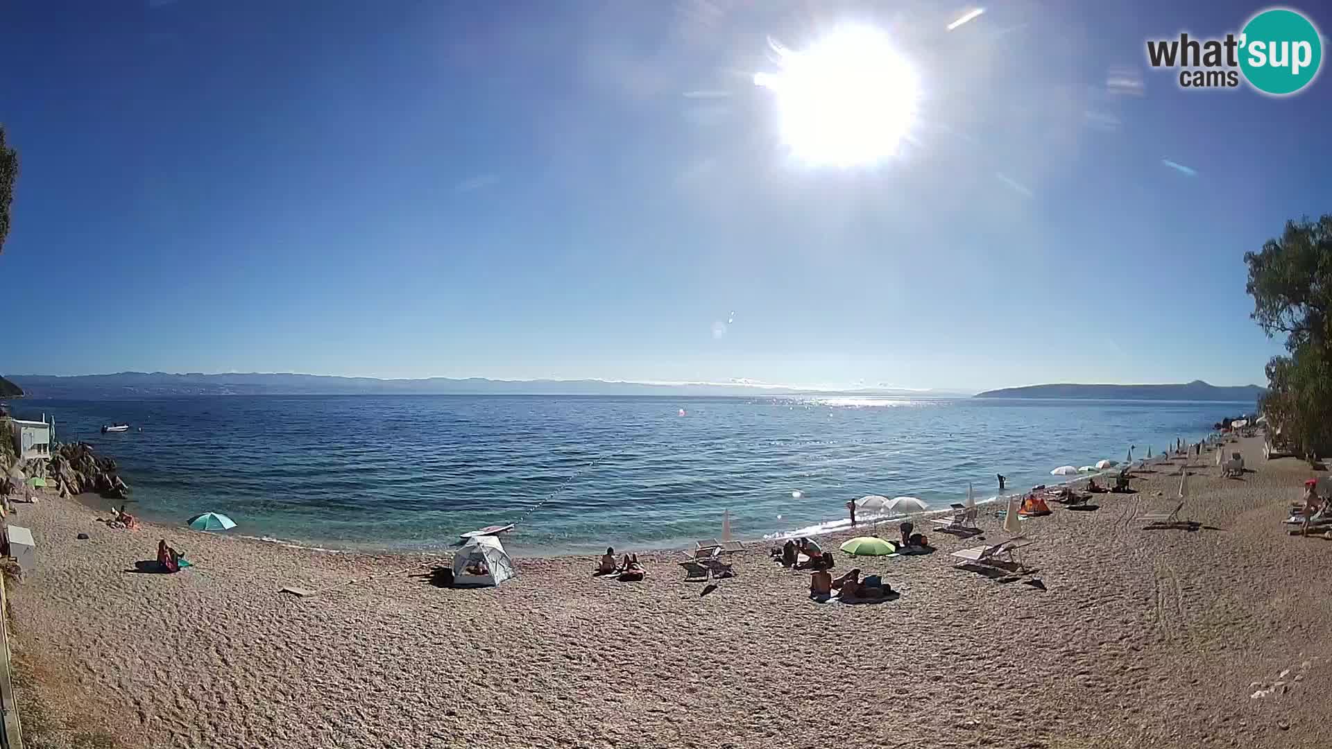 Webcam playa Sv. Ivan | Mošćenička Draga