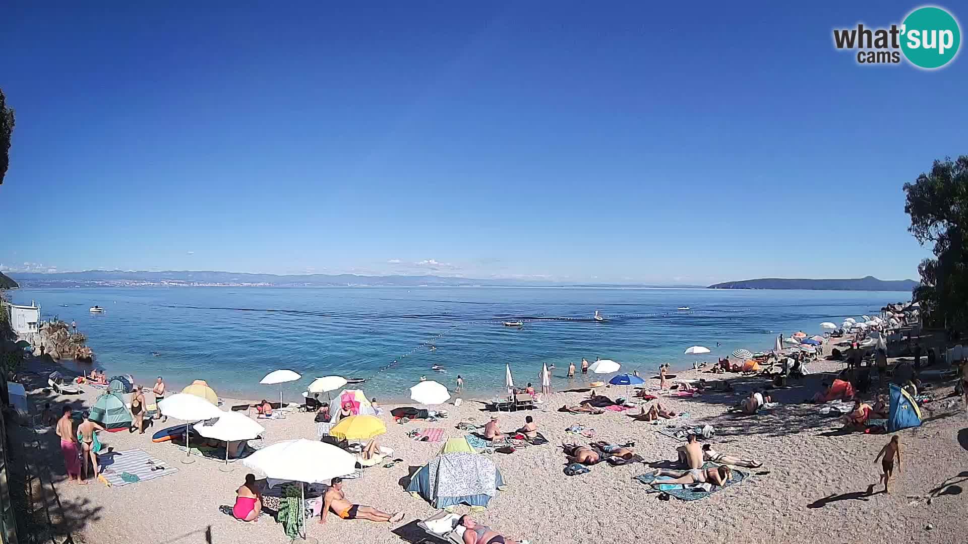 Webcam Sv. Ivan beach | Mošćenička Draga