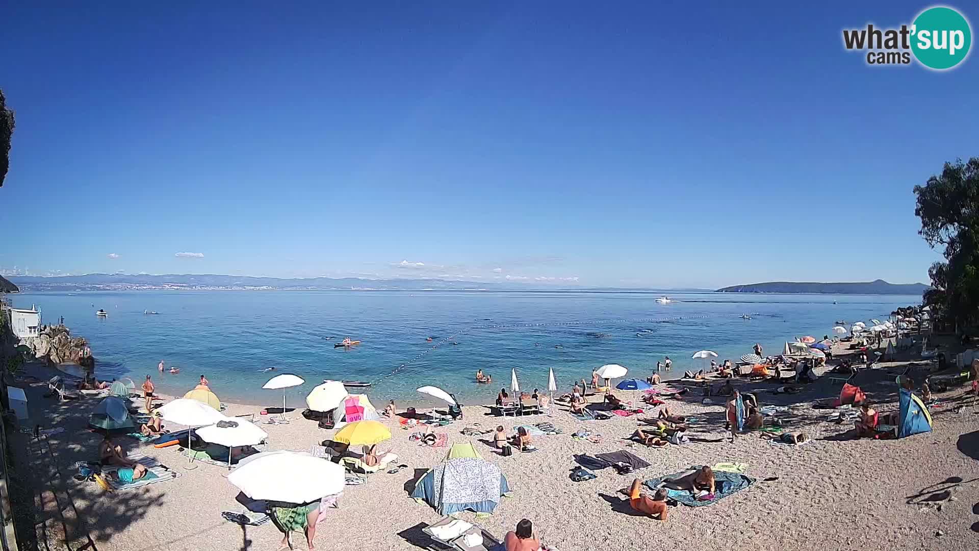 Webcam Sv. Ivan beach | Mošćenička Draga